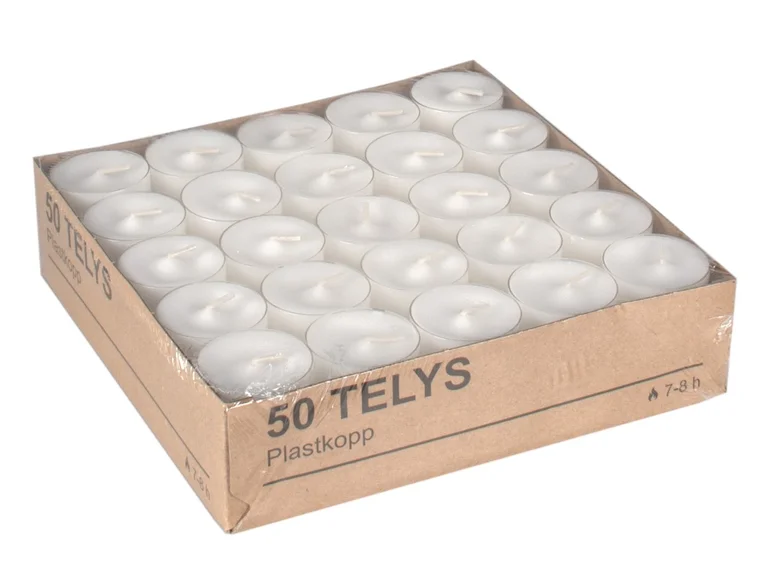 Tealights clear cup