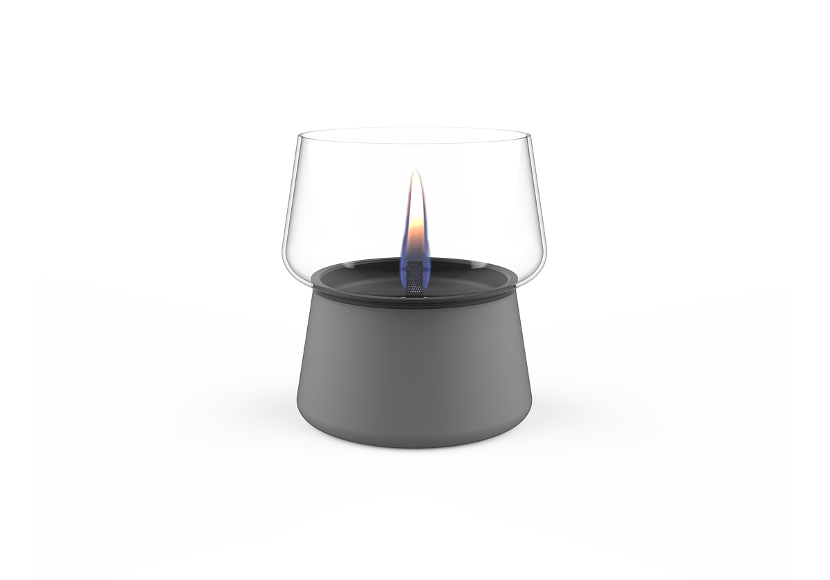 Amaryllis 14 Mørk Grå Glass