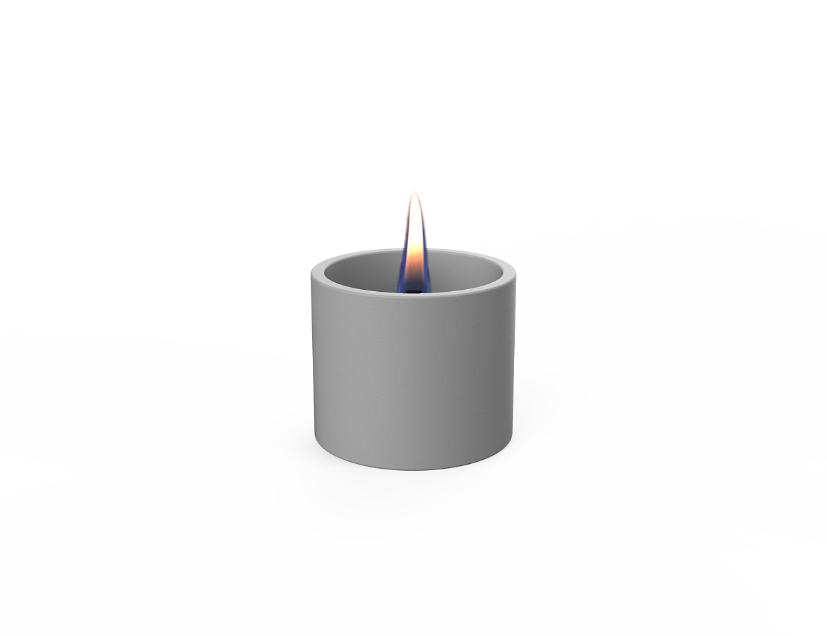 Breeze lantern 8 cm grey
