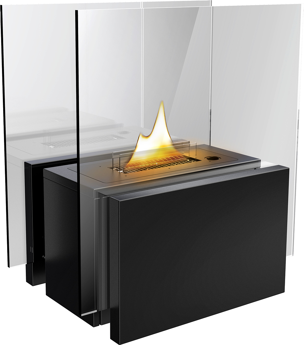 Fristående Svart MgO