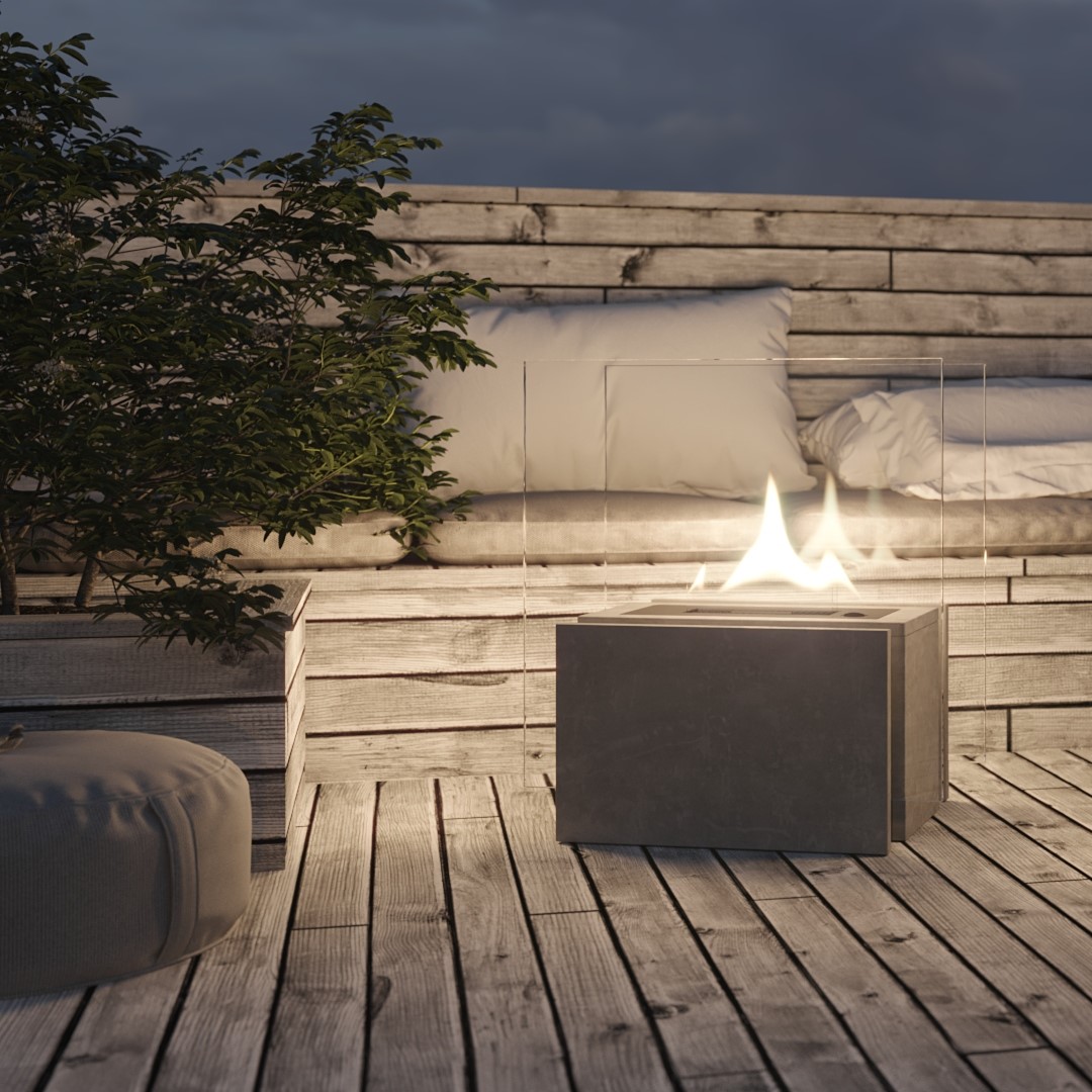 Frittstående Peis MgO TenderFlame