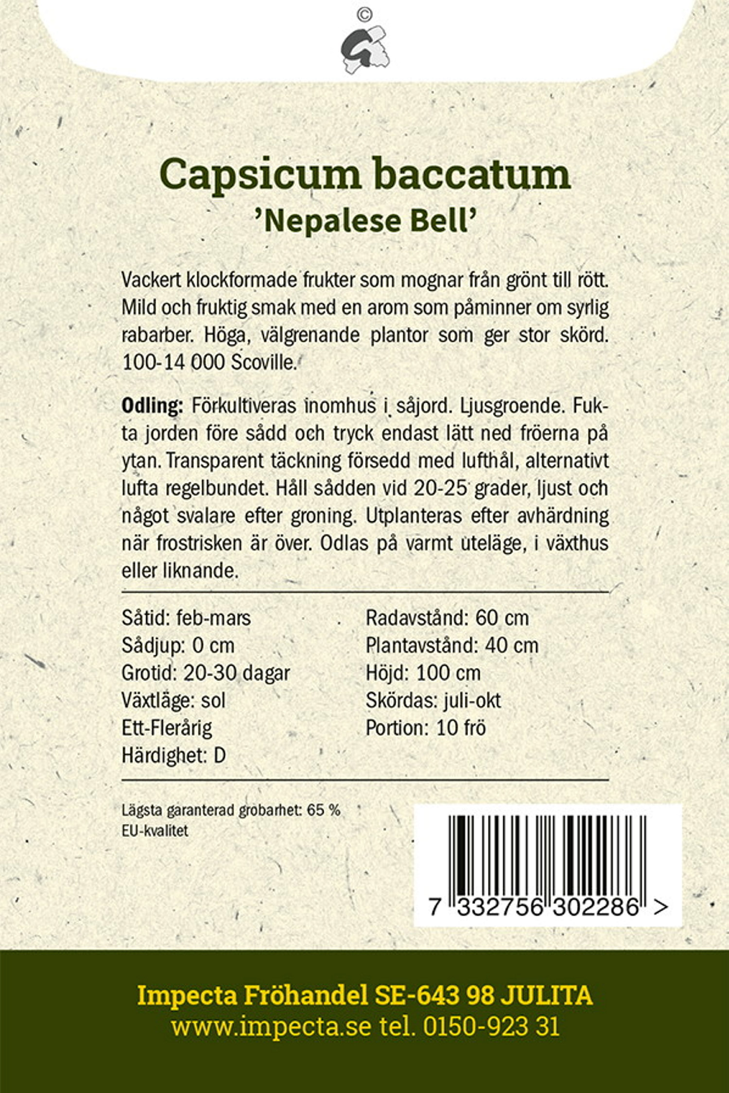 Bärpeppar 'Nepalese Bell'