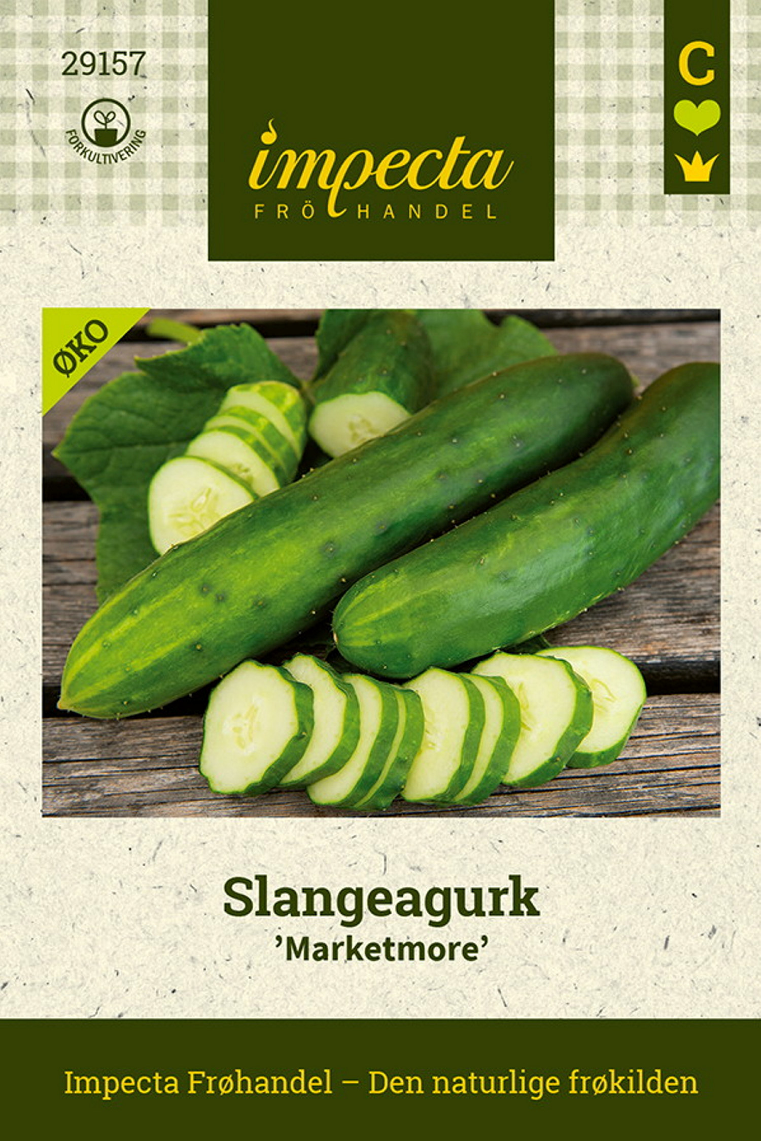 Slangeagurk 'Marketmore'