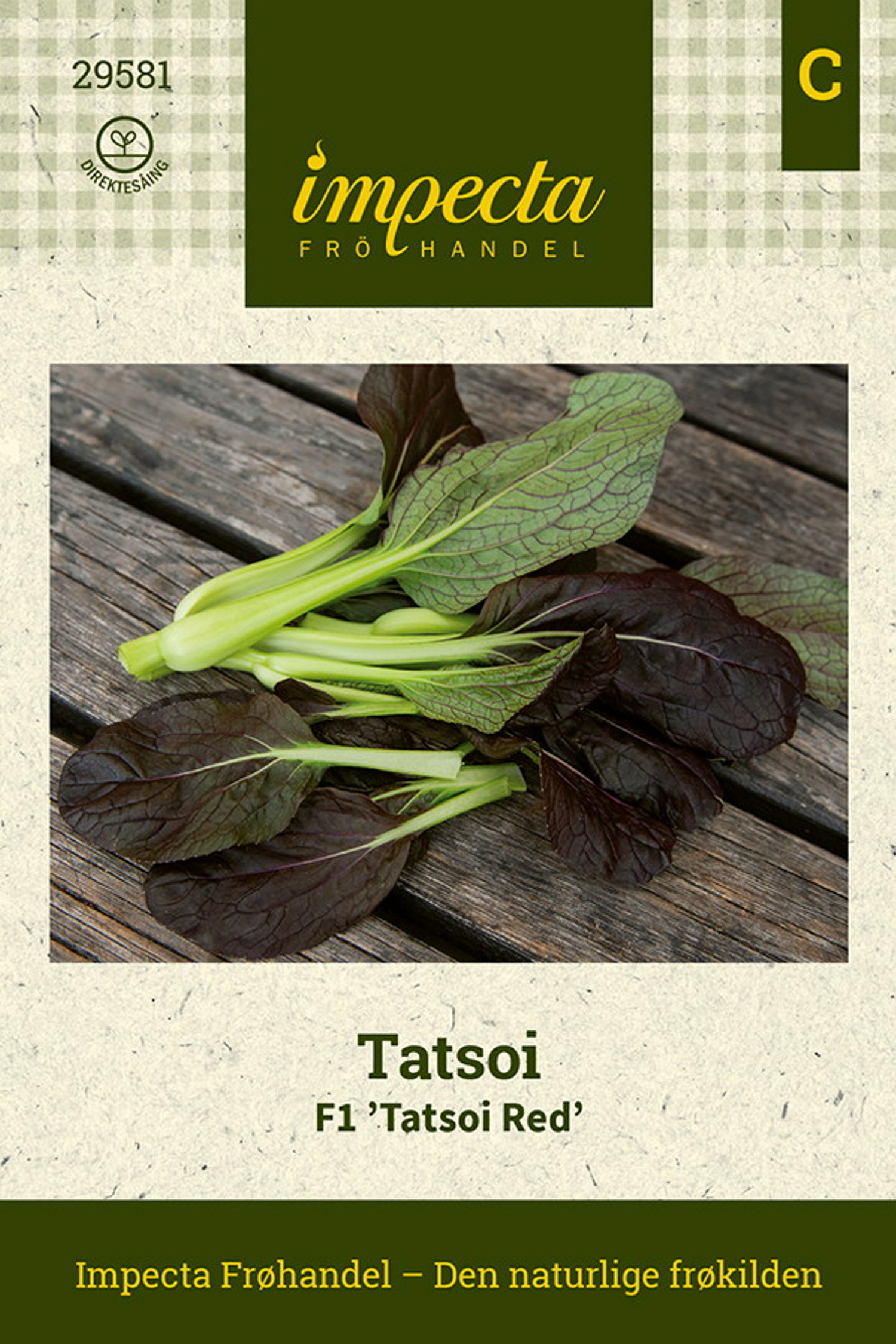 Tatsoi F1 'Tatsoi Red'