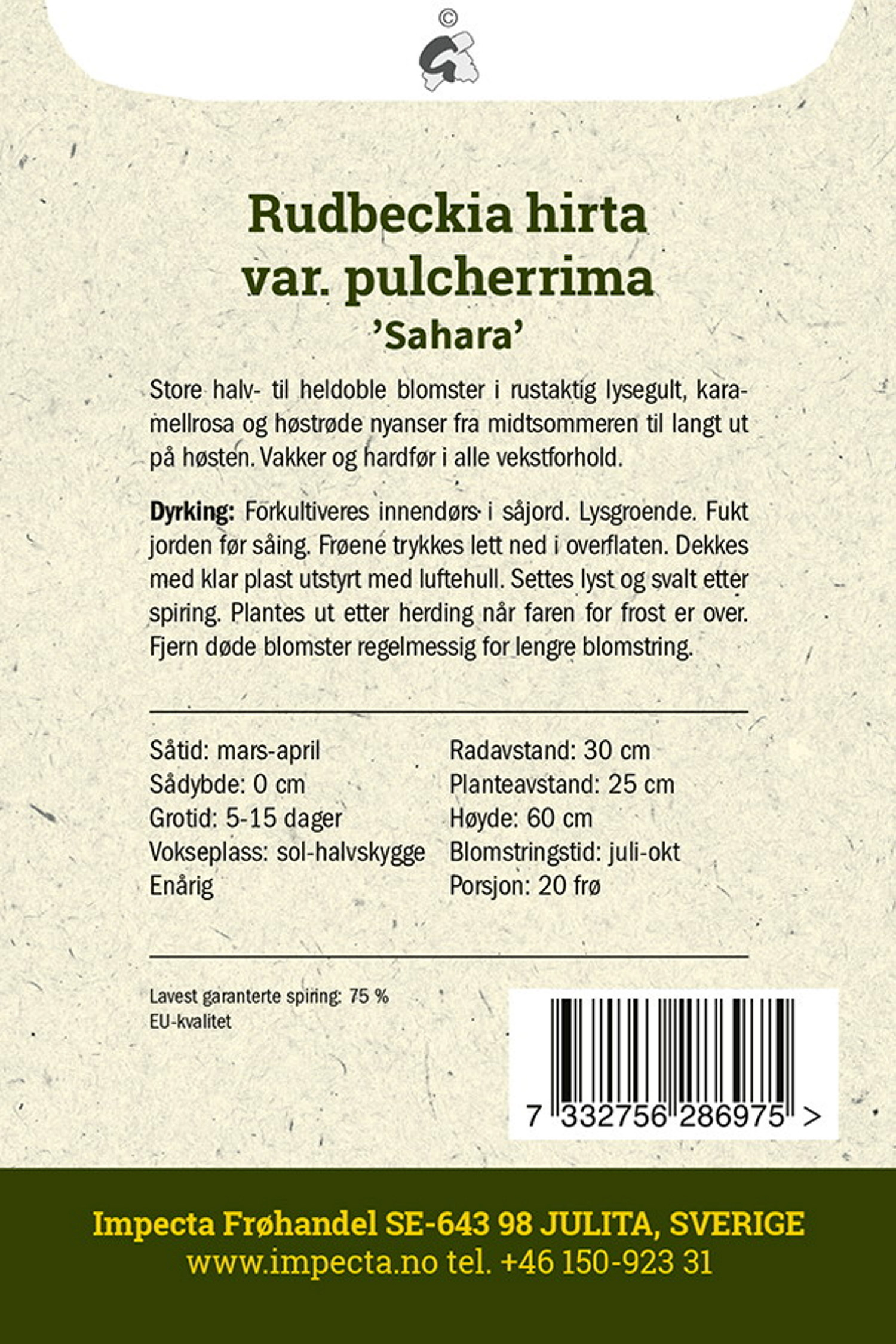 Sommersolhatt 'Sahara'