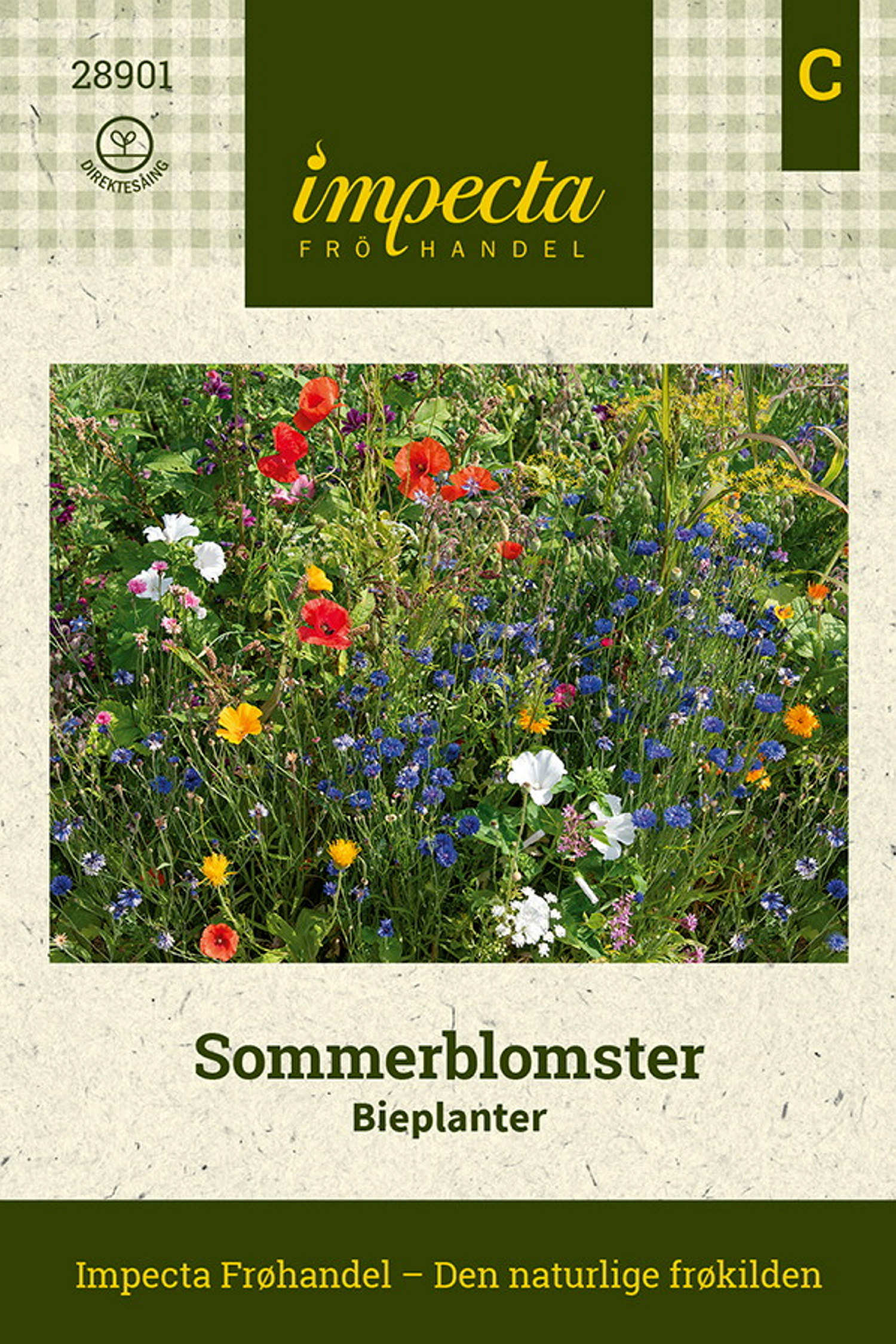 Sommerblomster, bieplanter