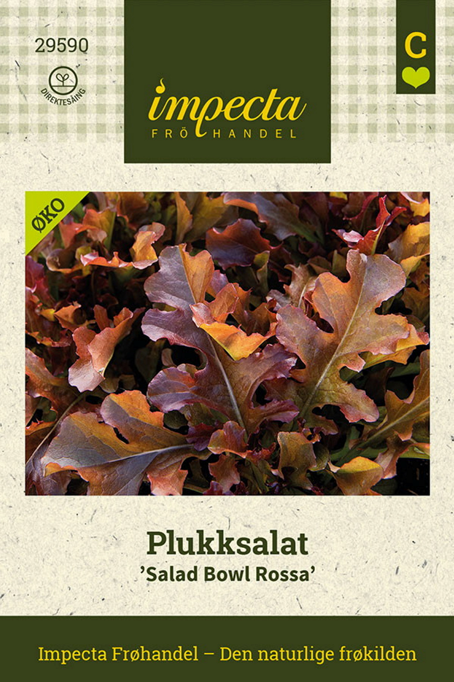 Plocksallat 'Salad Bowl Rossa'