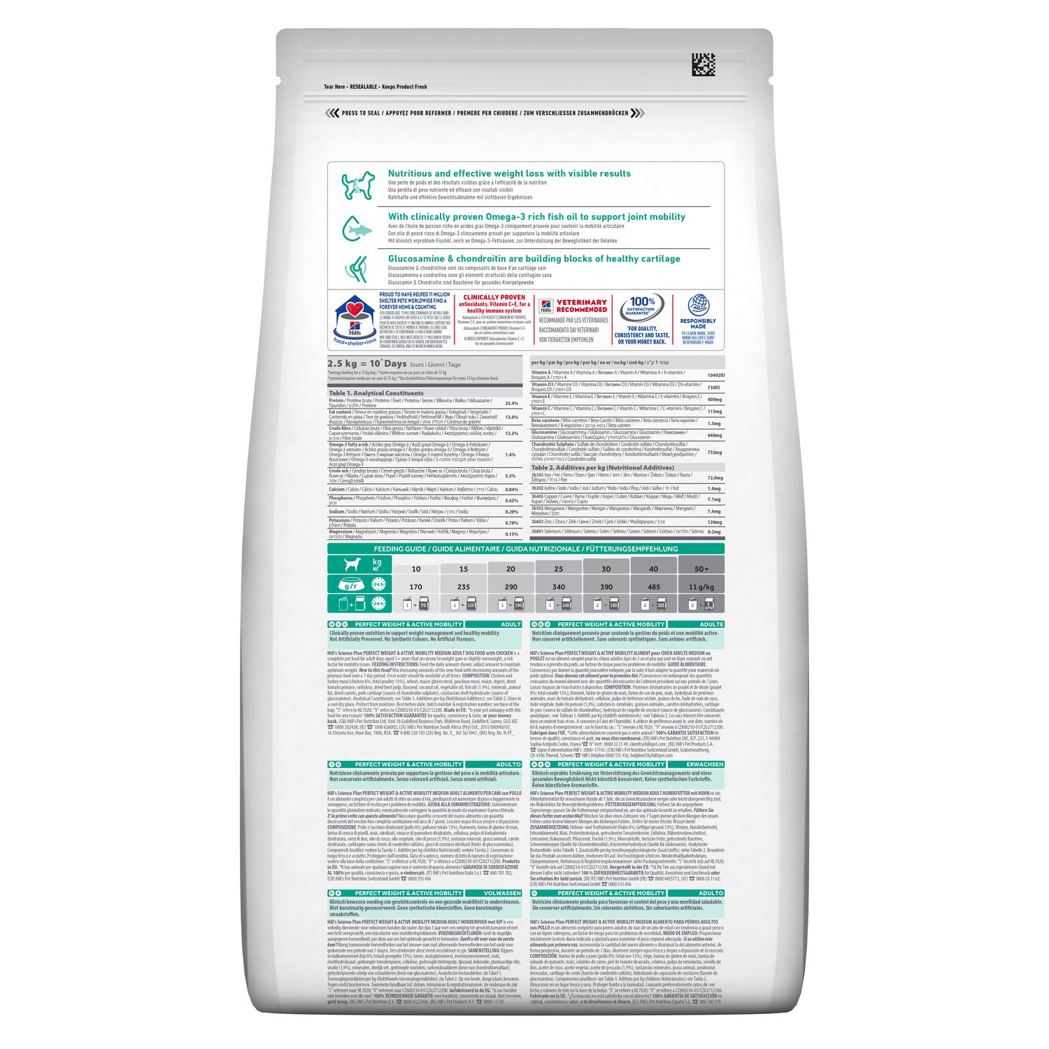 Hill’s Perfect Weight & Active Mobility Medium