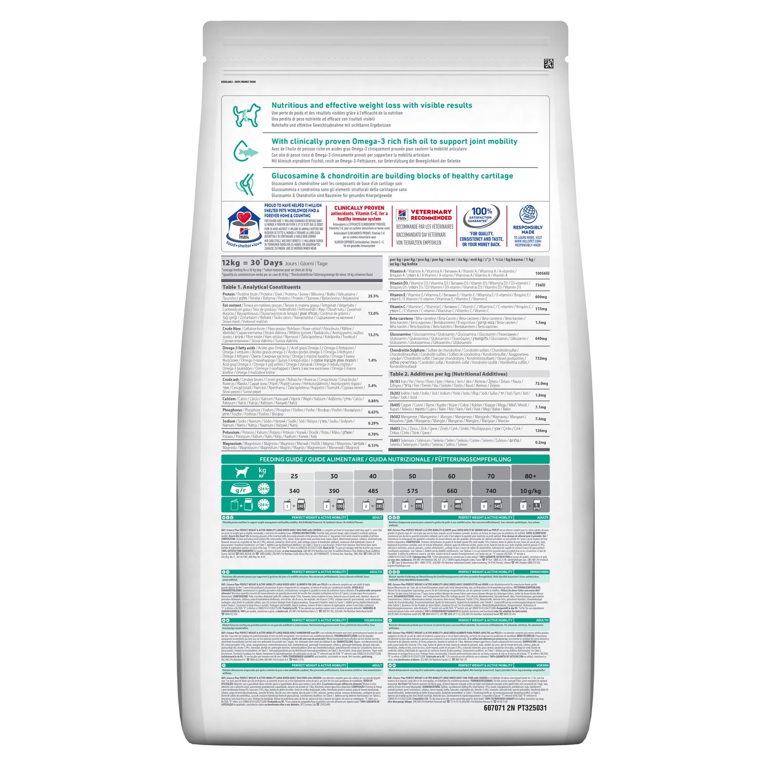 SP Canine Adult Perfect Weight & Active Mobility Large B