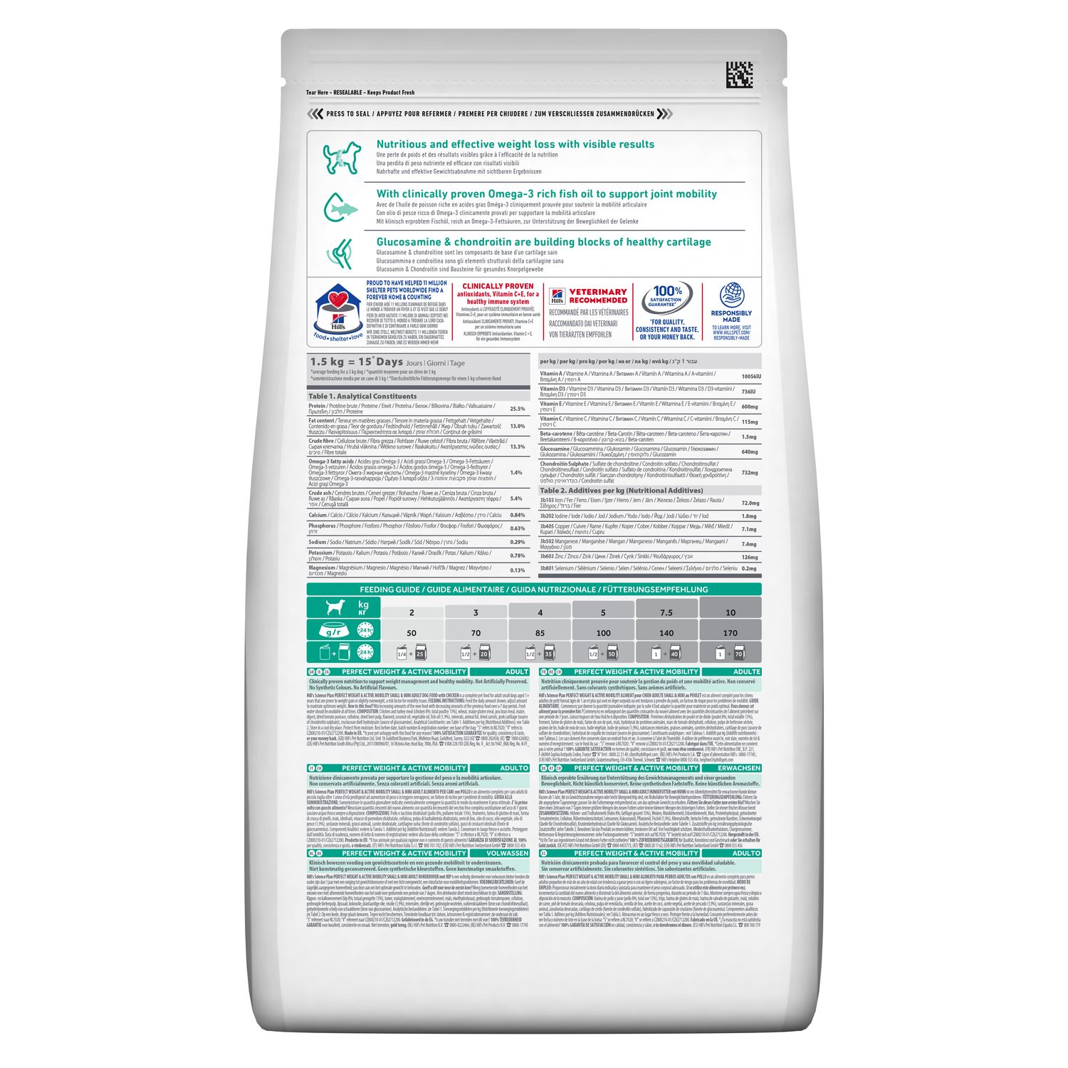 Hill’s Perfect Weight & Active Mobility Small