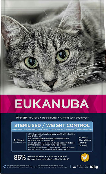 Sterilised/Weight Control 1+ Adult 10 kg