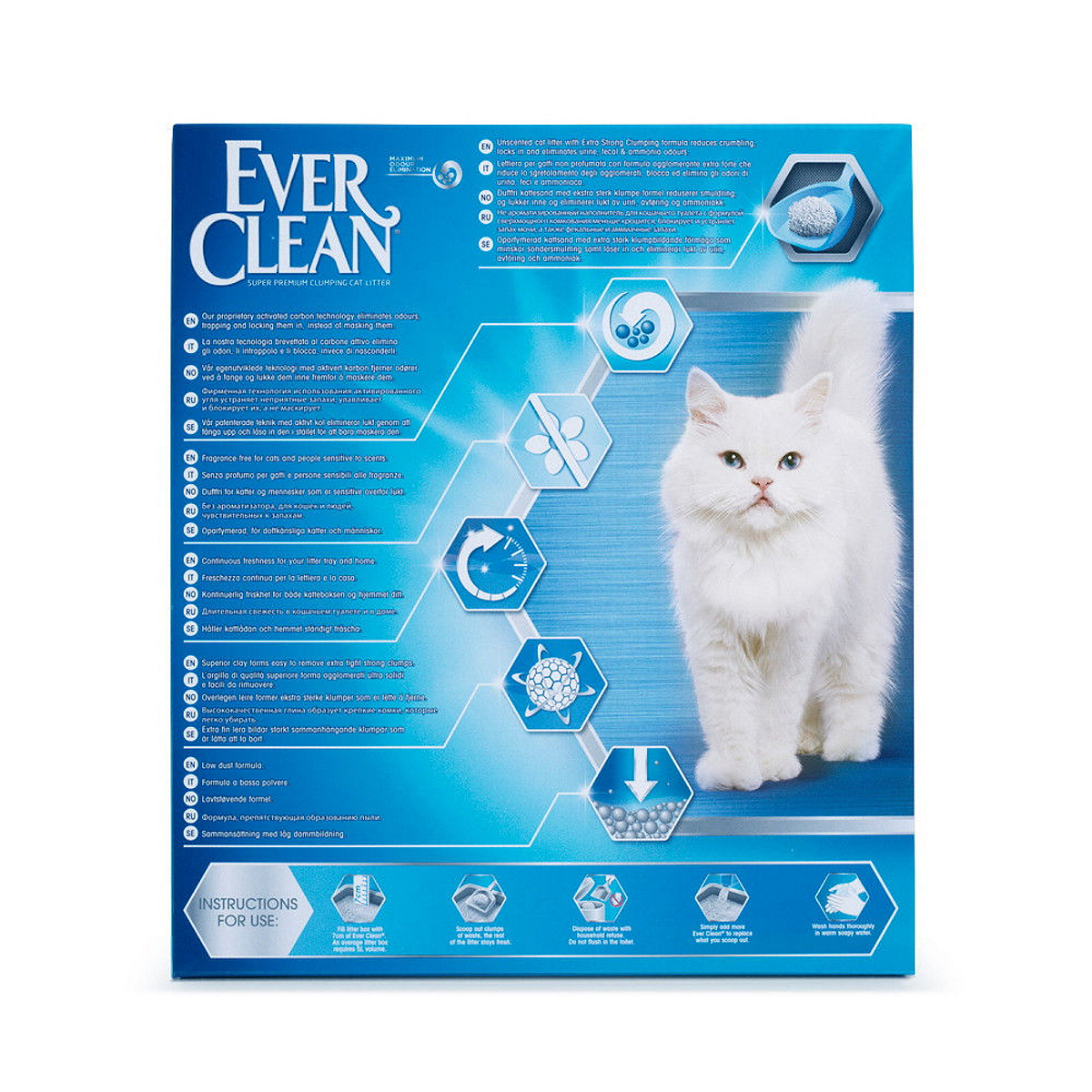 Kattesand Extra Strong Clumping Unscented Everclean