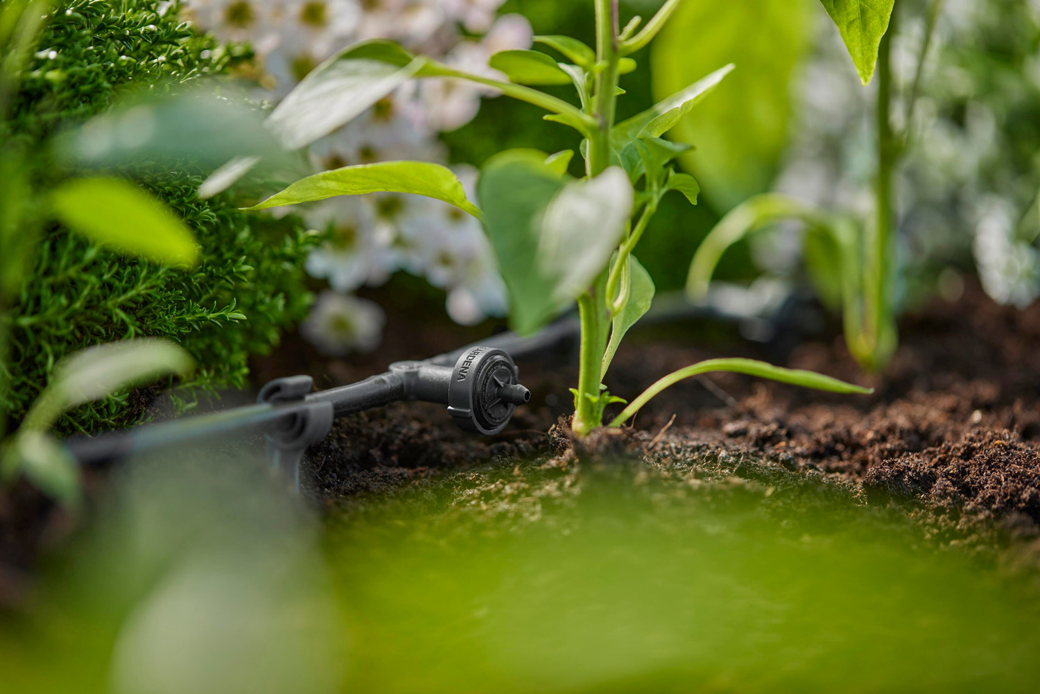 Inline droppspridare 2l/h tryckreglerande GARDENA