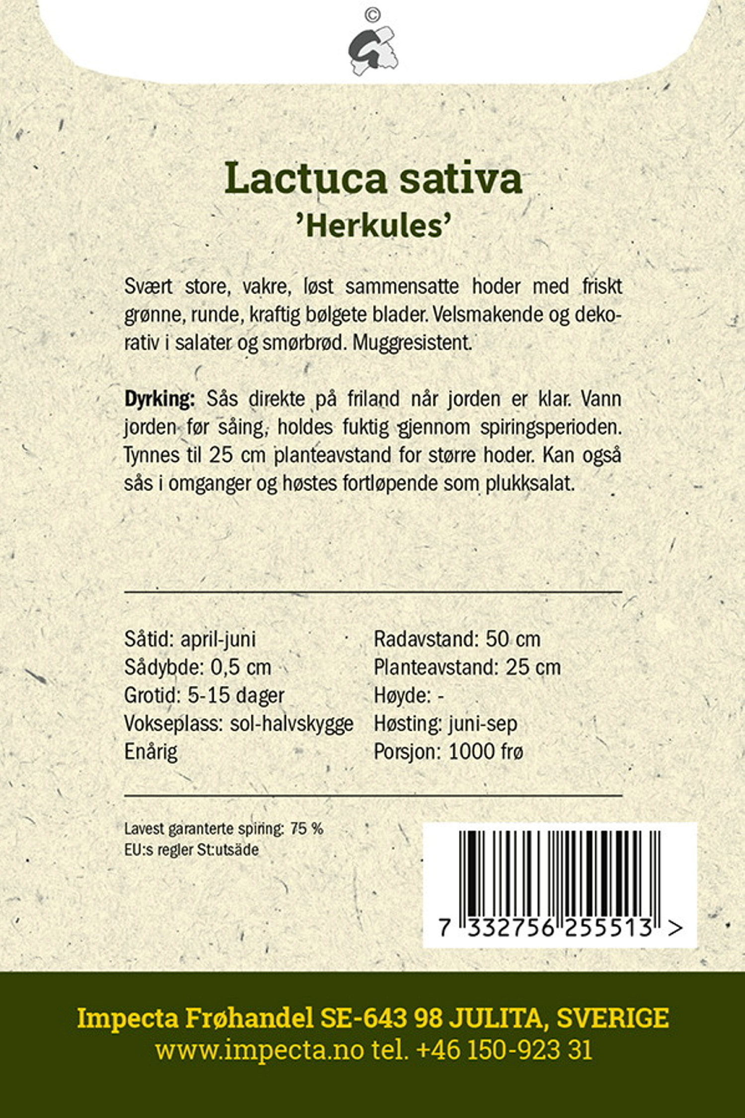 Hodesalat 'Herkules'