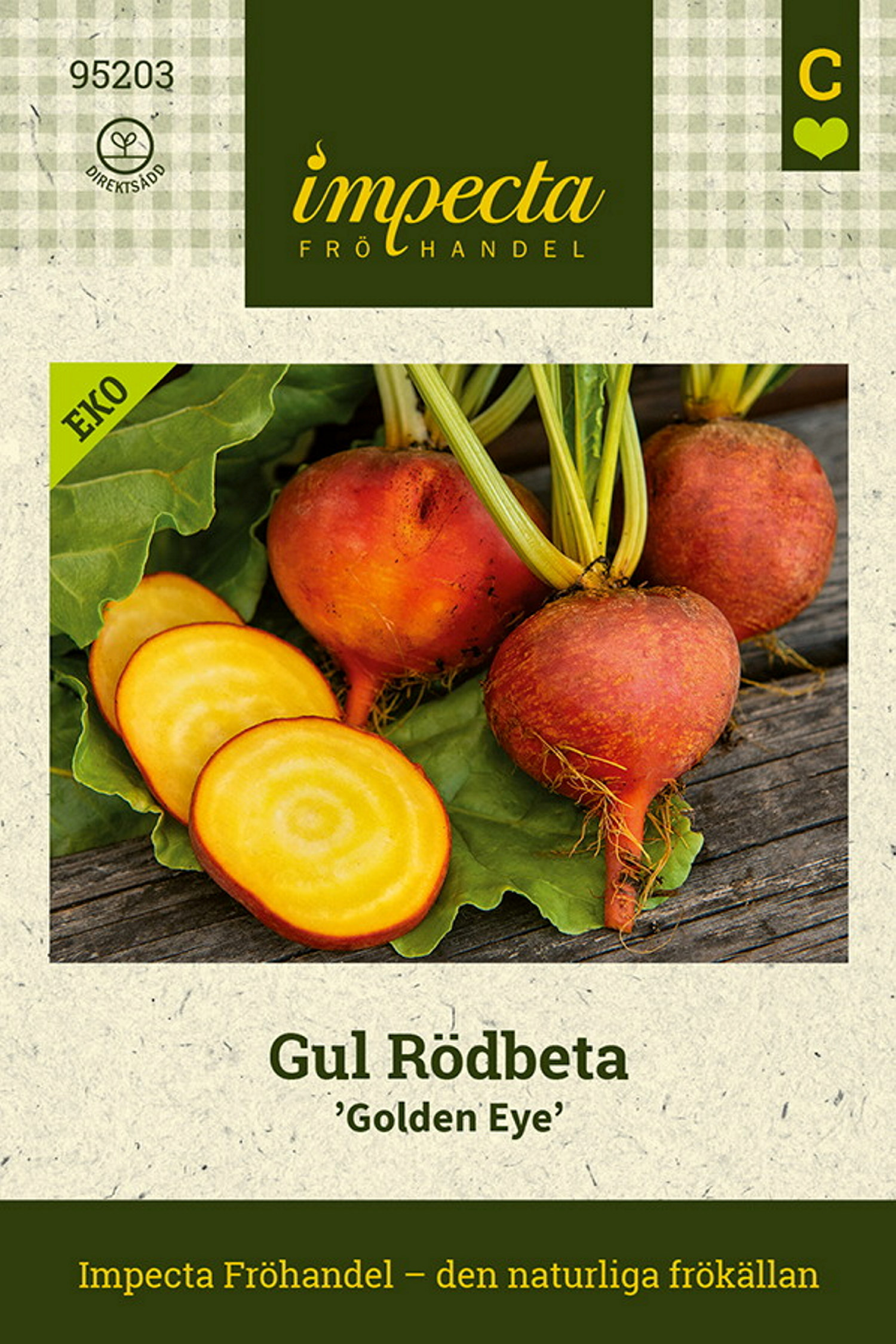 Gul Rödbeta 'Golden Eye'