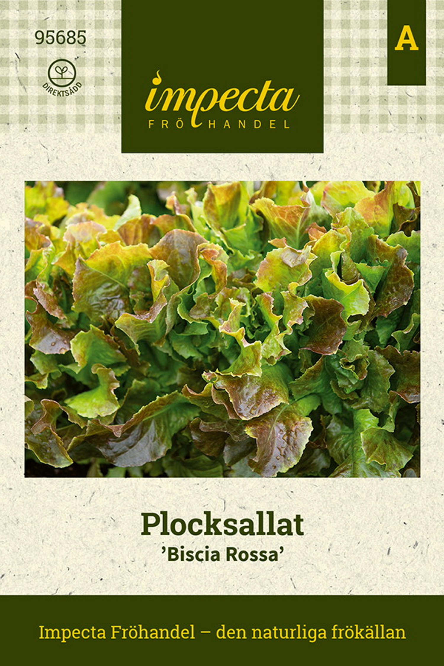 Plocksallat 'Biscia Rossa'