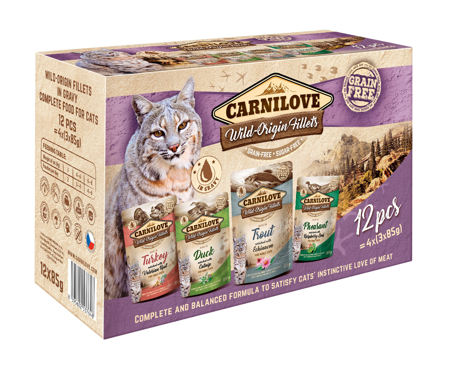 Carnilove Cat Pouch MULTIPACK 12 x 85 g