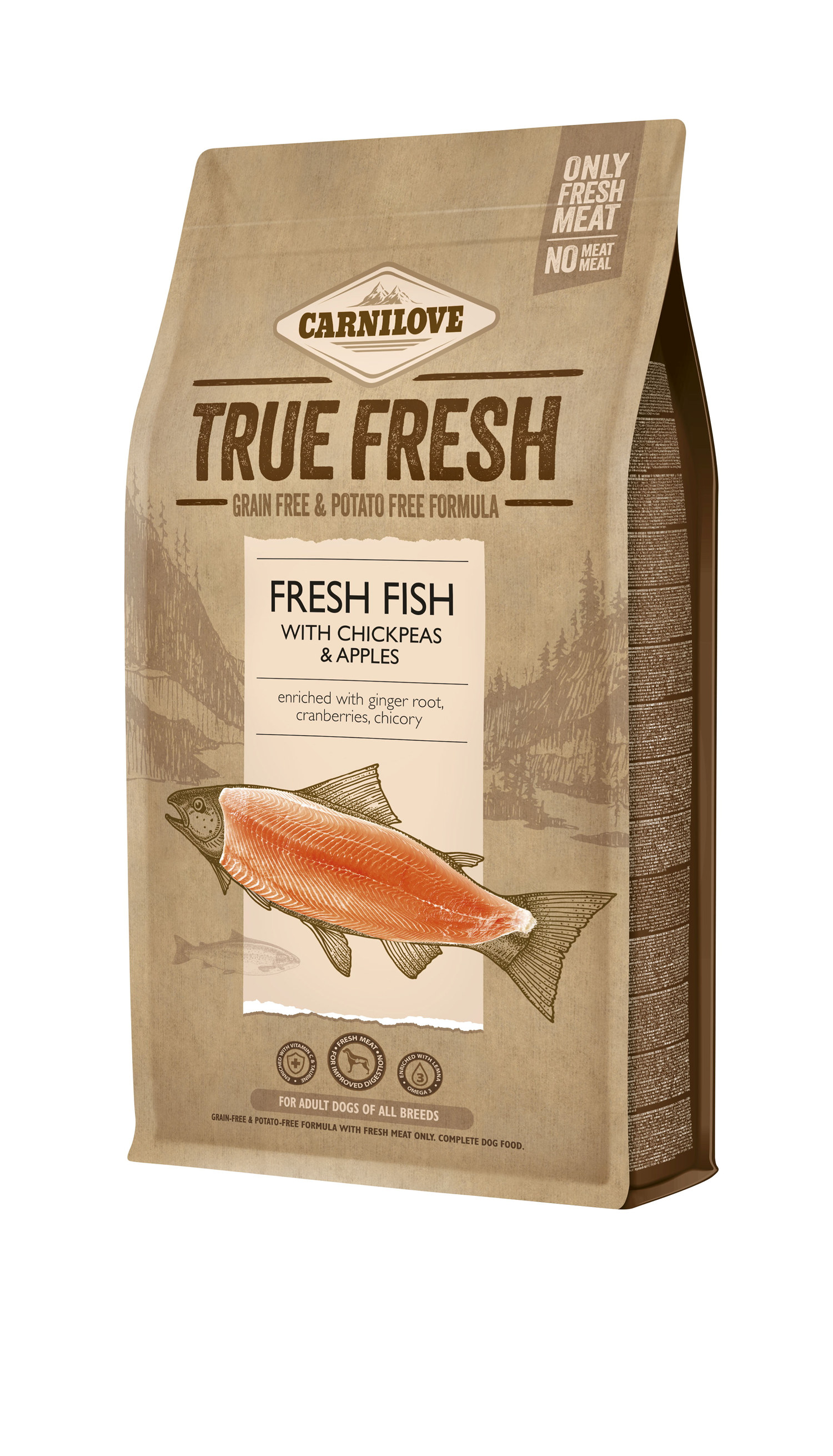 Carnilove TRUE FRESH FISH for Adult dogs 1,4 kg