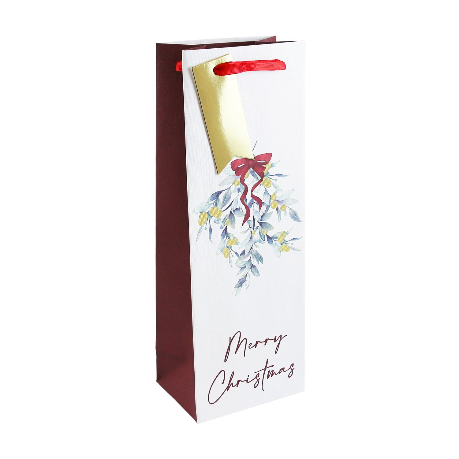 Misteltoe bottle bag H35,5 multi