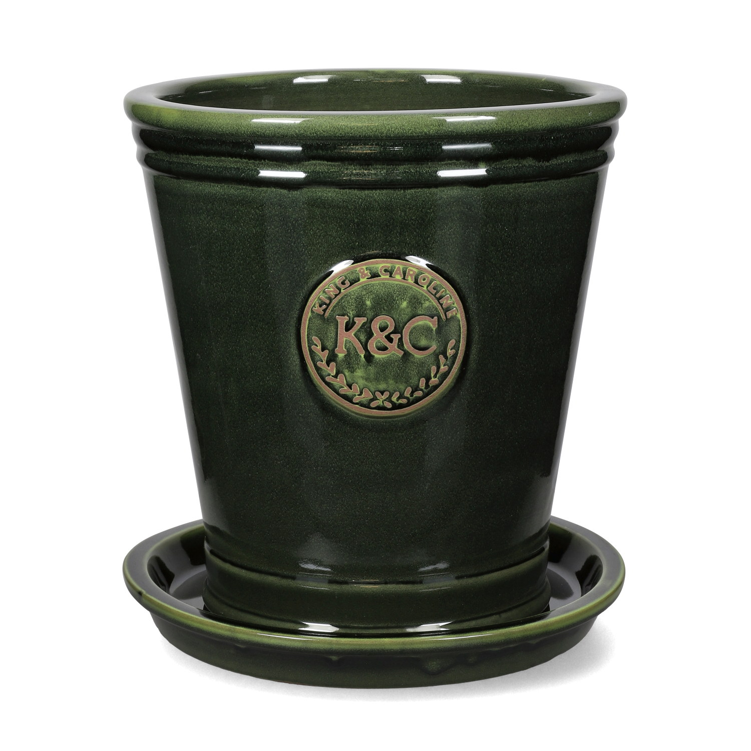 K&C ceramic pot D36 green