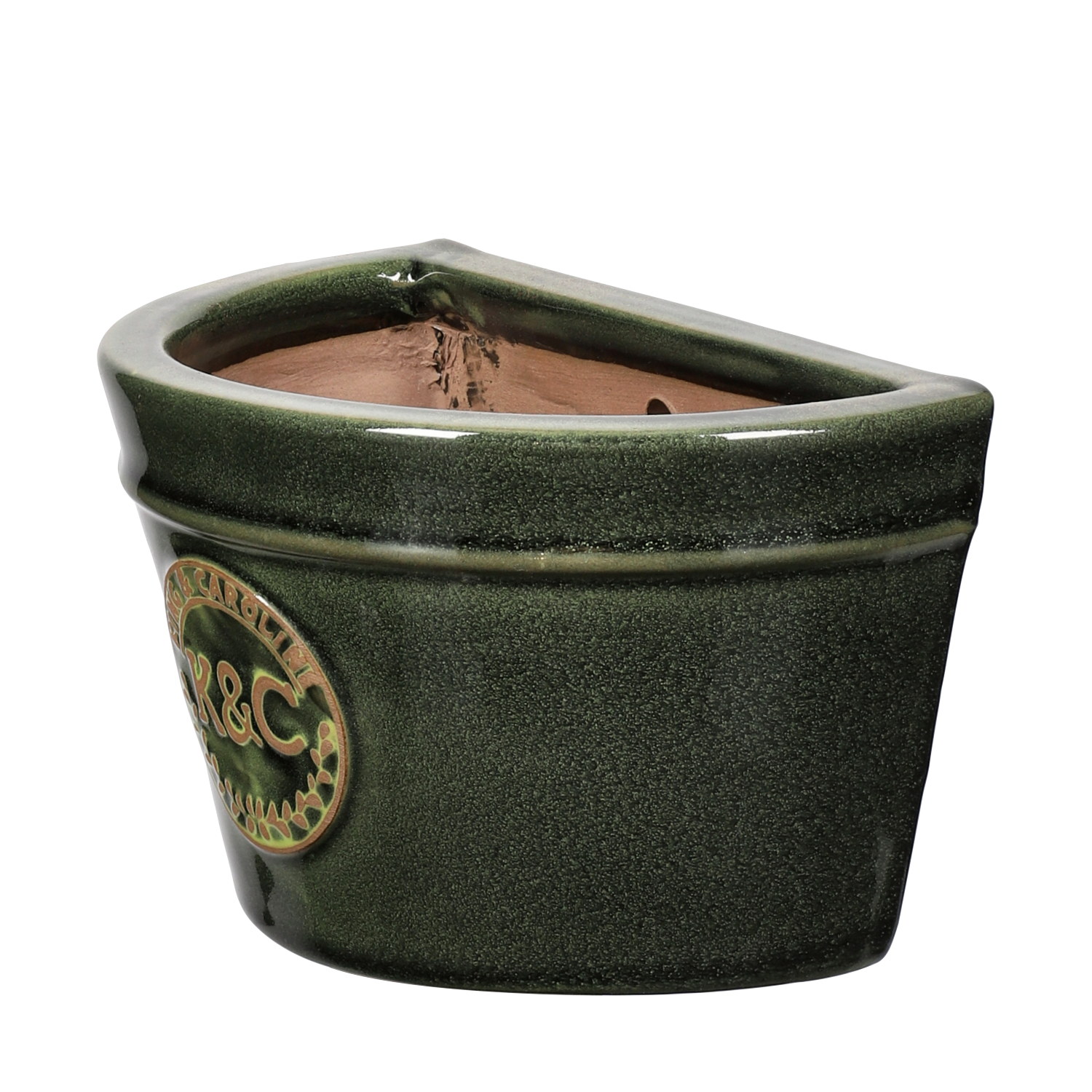 K&C ceramic wall pot D26 green