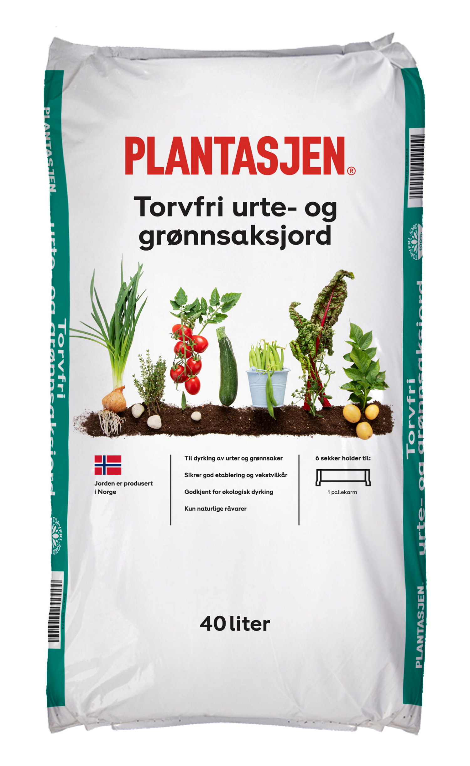 Torvfri urte- og grønnsaksjord