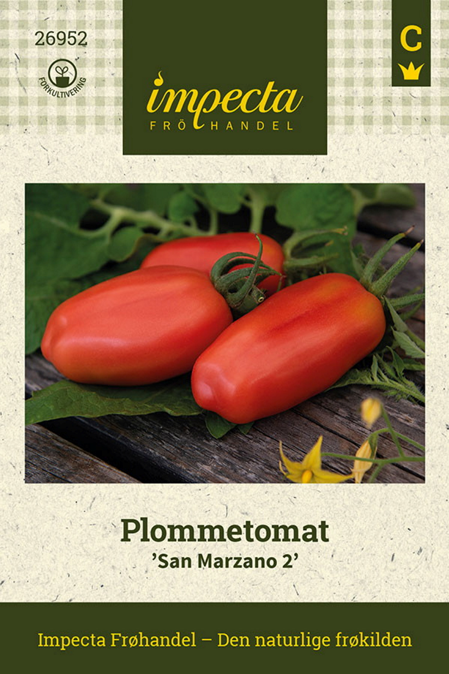Plommetomat 'S. Marzano 2'