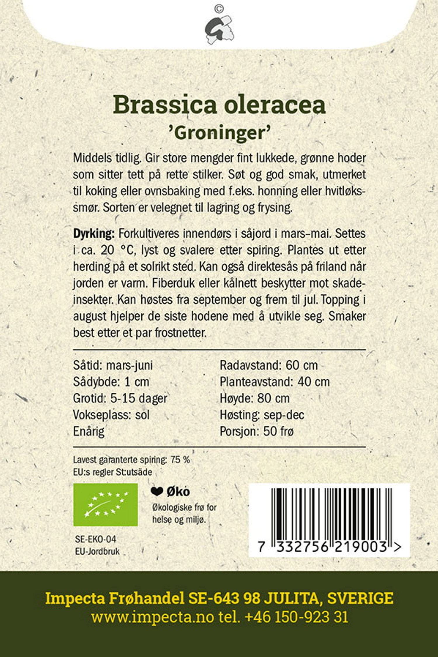Rosenkål 'Groninger'