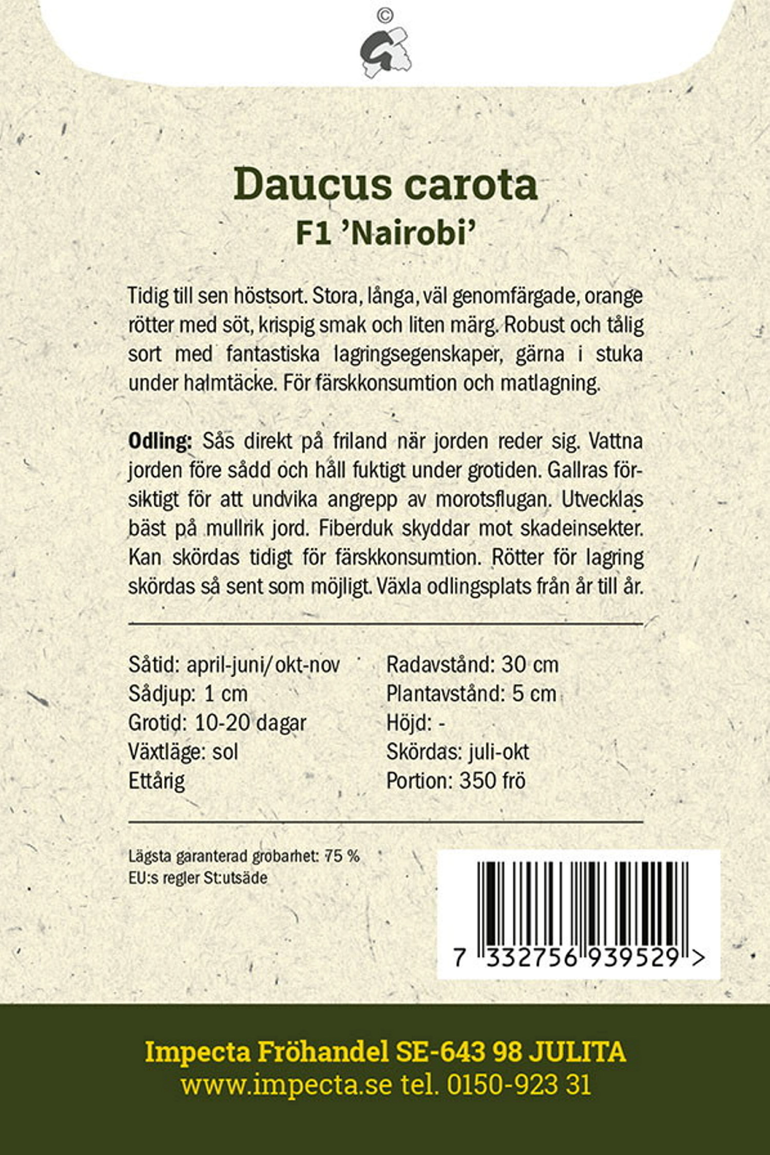 Höstmorot F1 'Nairobi'