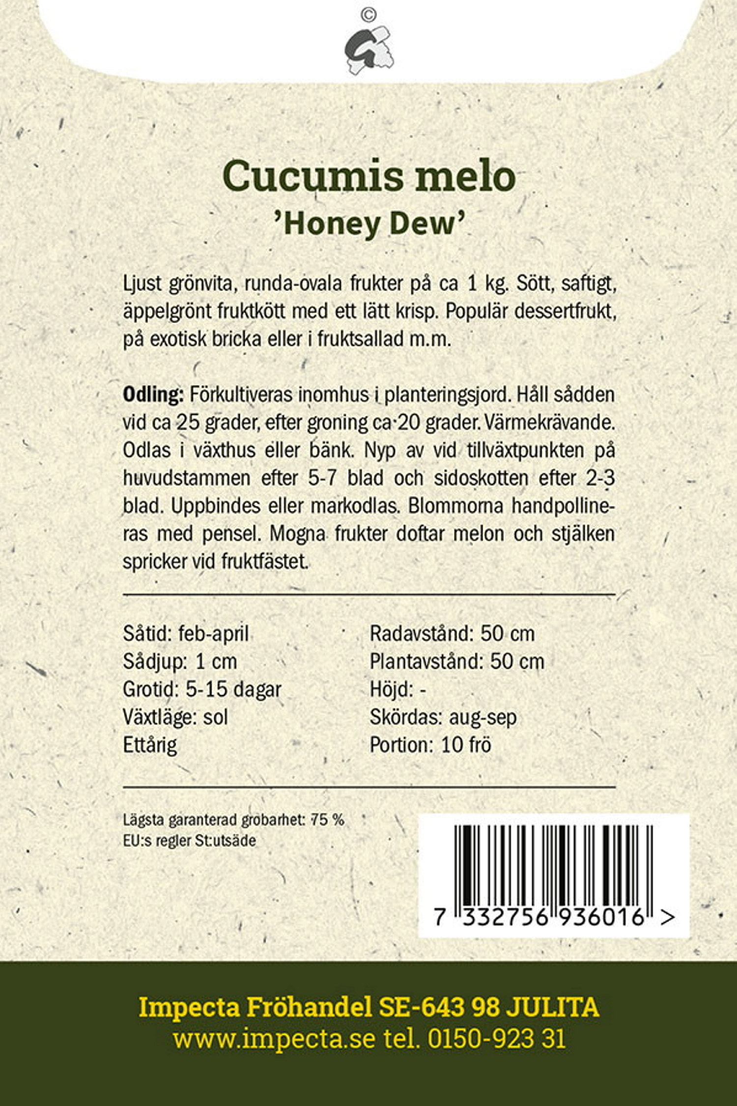 Honningmelon 'Honey Dew'