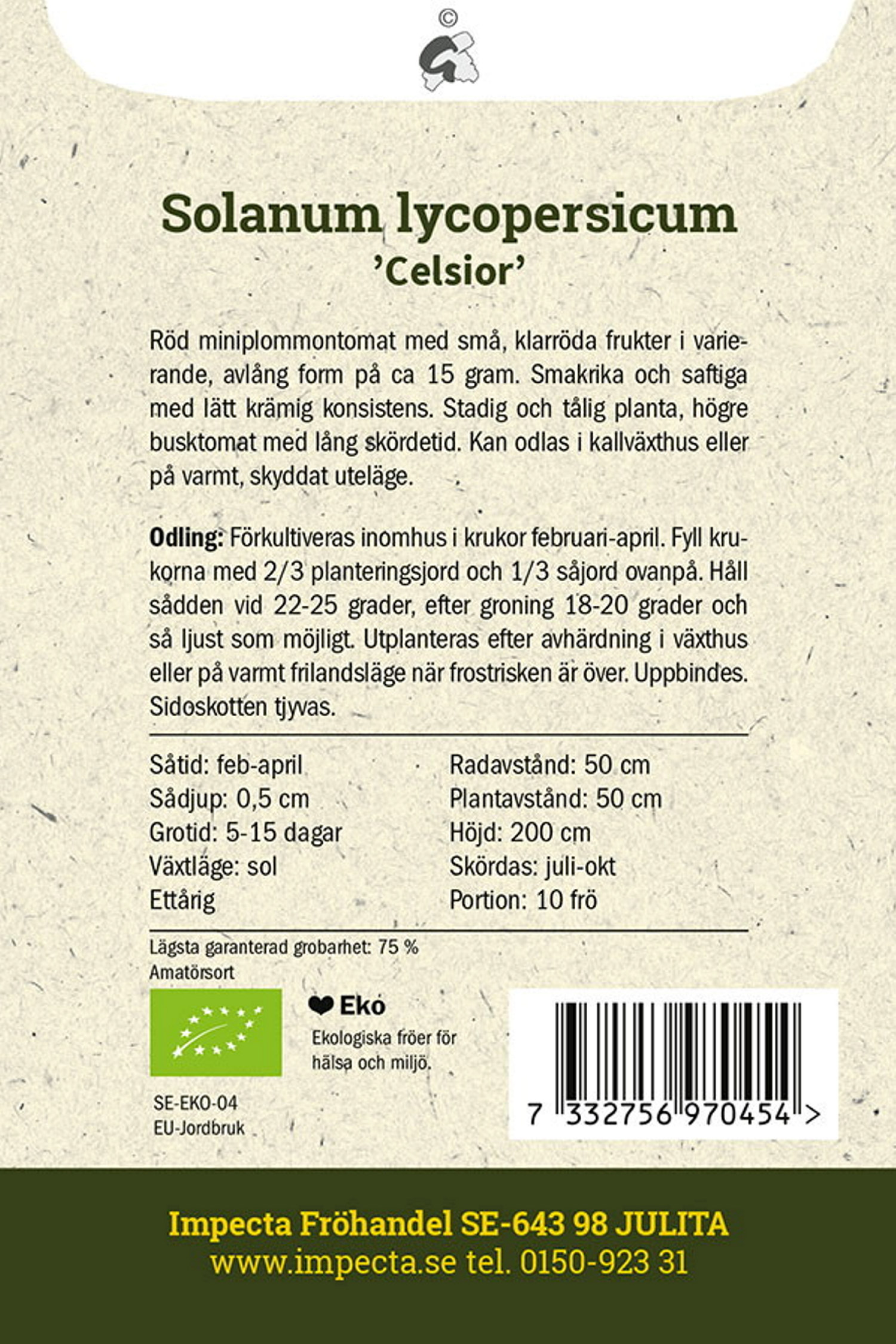 Plommontomat 'Celsior'