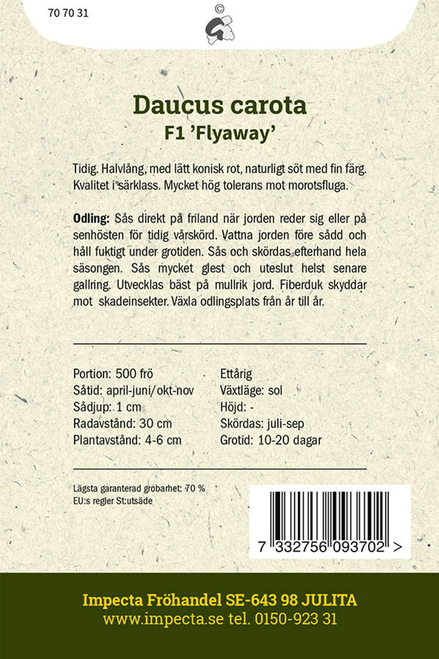 Sommarmorot F1 'Flyaway'