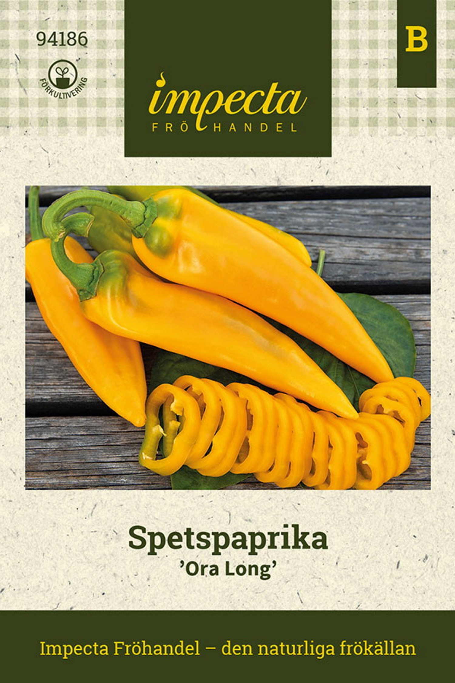 Søt pepper 'Ora Long'