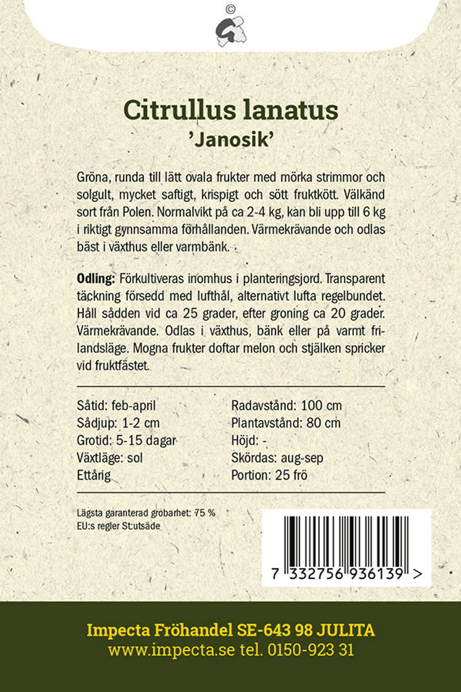 Vattenmelon 'Janosik'