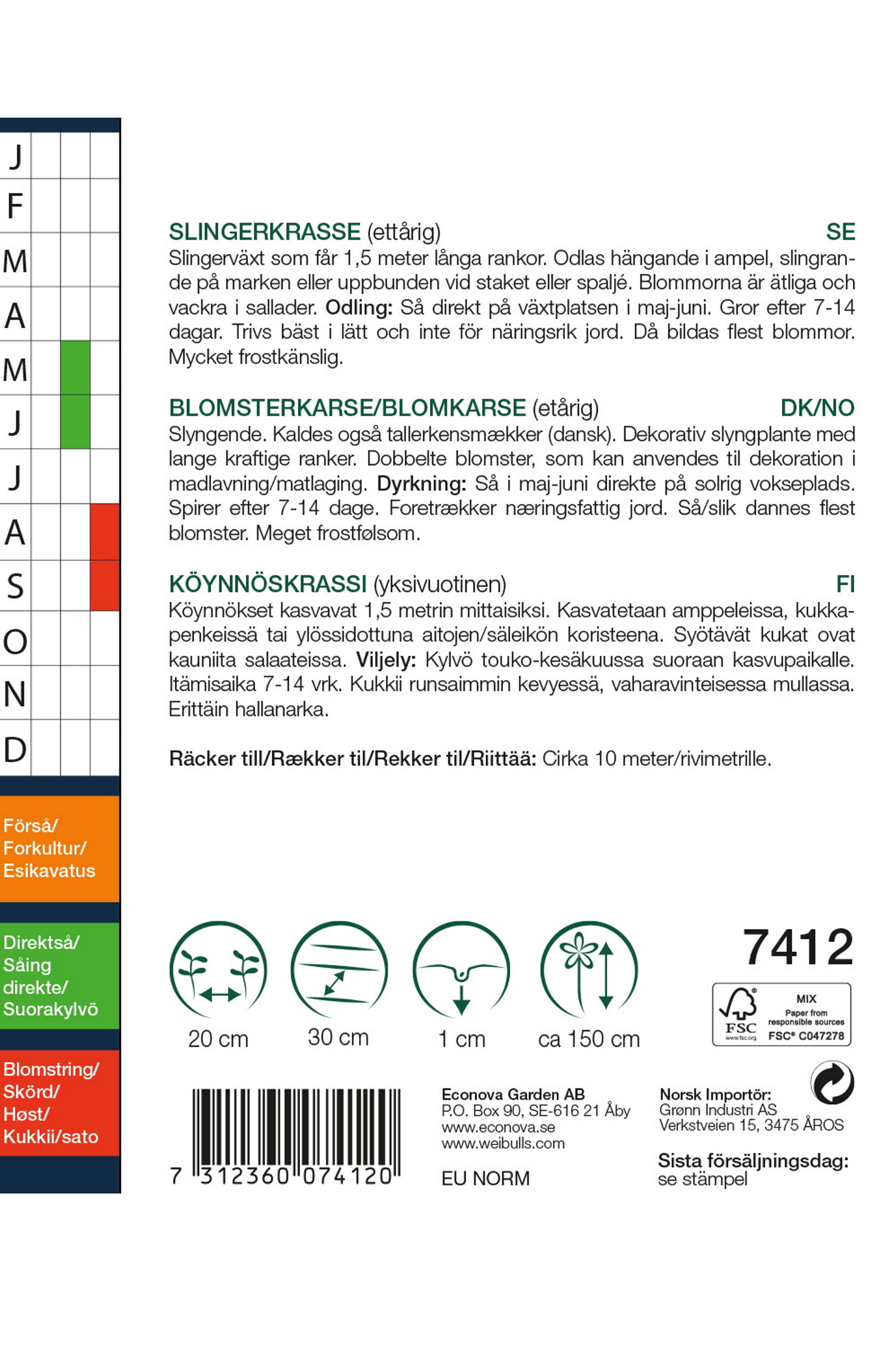 Karse 'Glorious gleam' stor porsjon