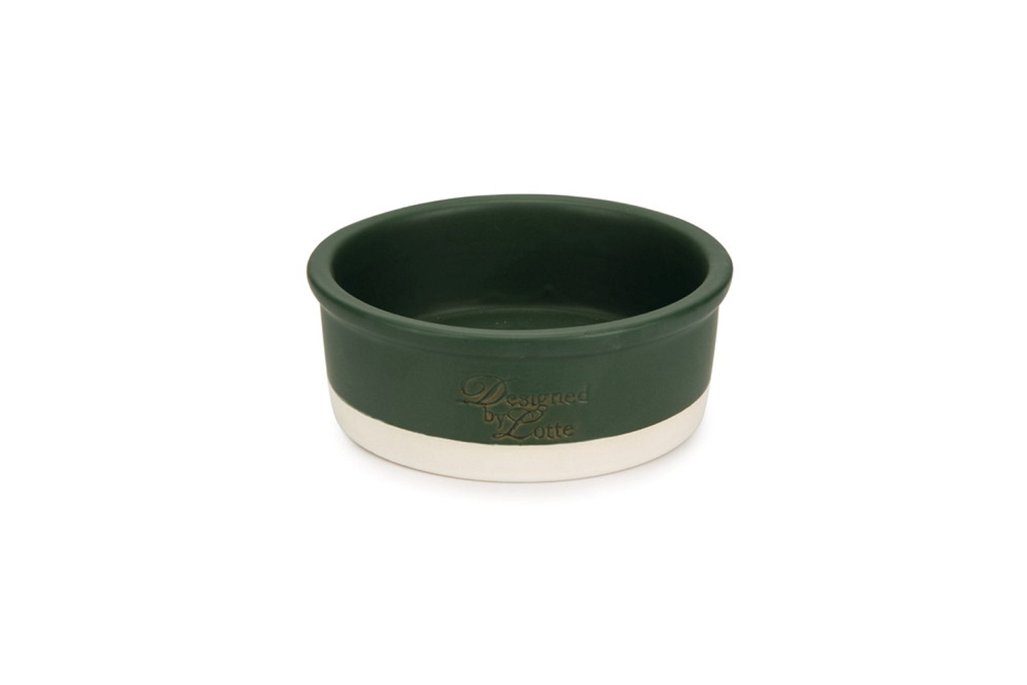 DBL CERAMIC BOWL JOA DOG GREEN 13X13X4,5