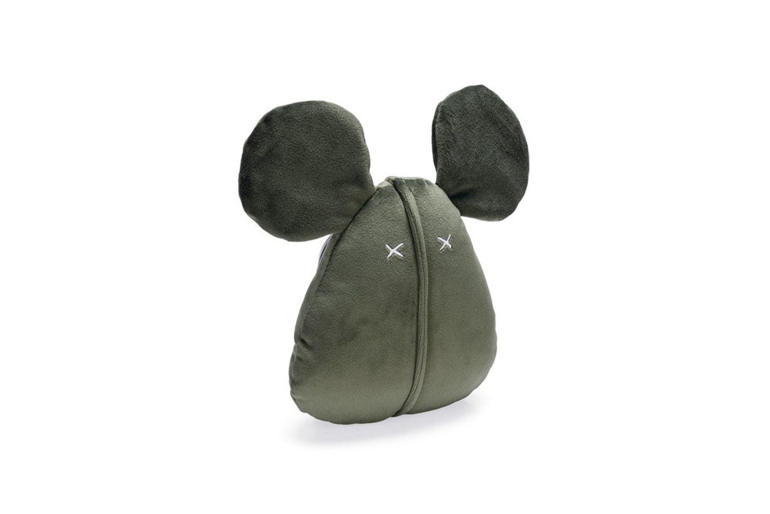 DBL VELVET DOG TOY MOUSE ADIO GRN 20