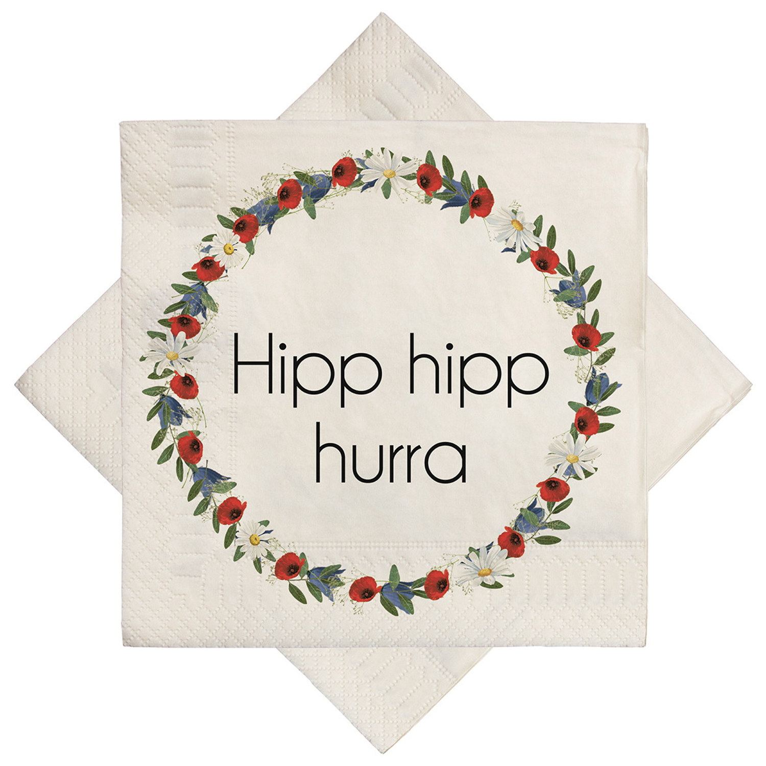 Serviett Hipp Hipp Hurra