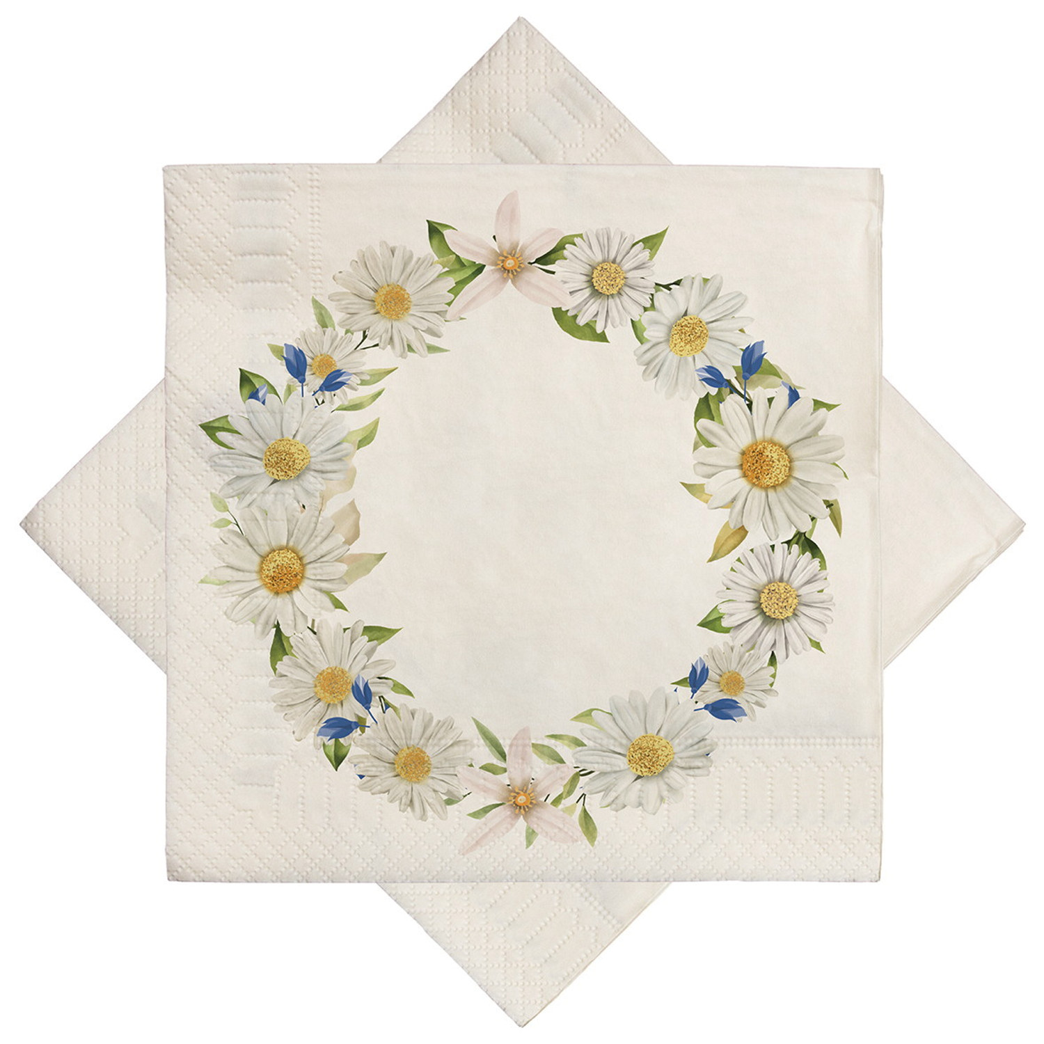 Servetter prästkragekrans