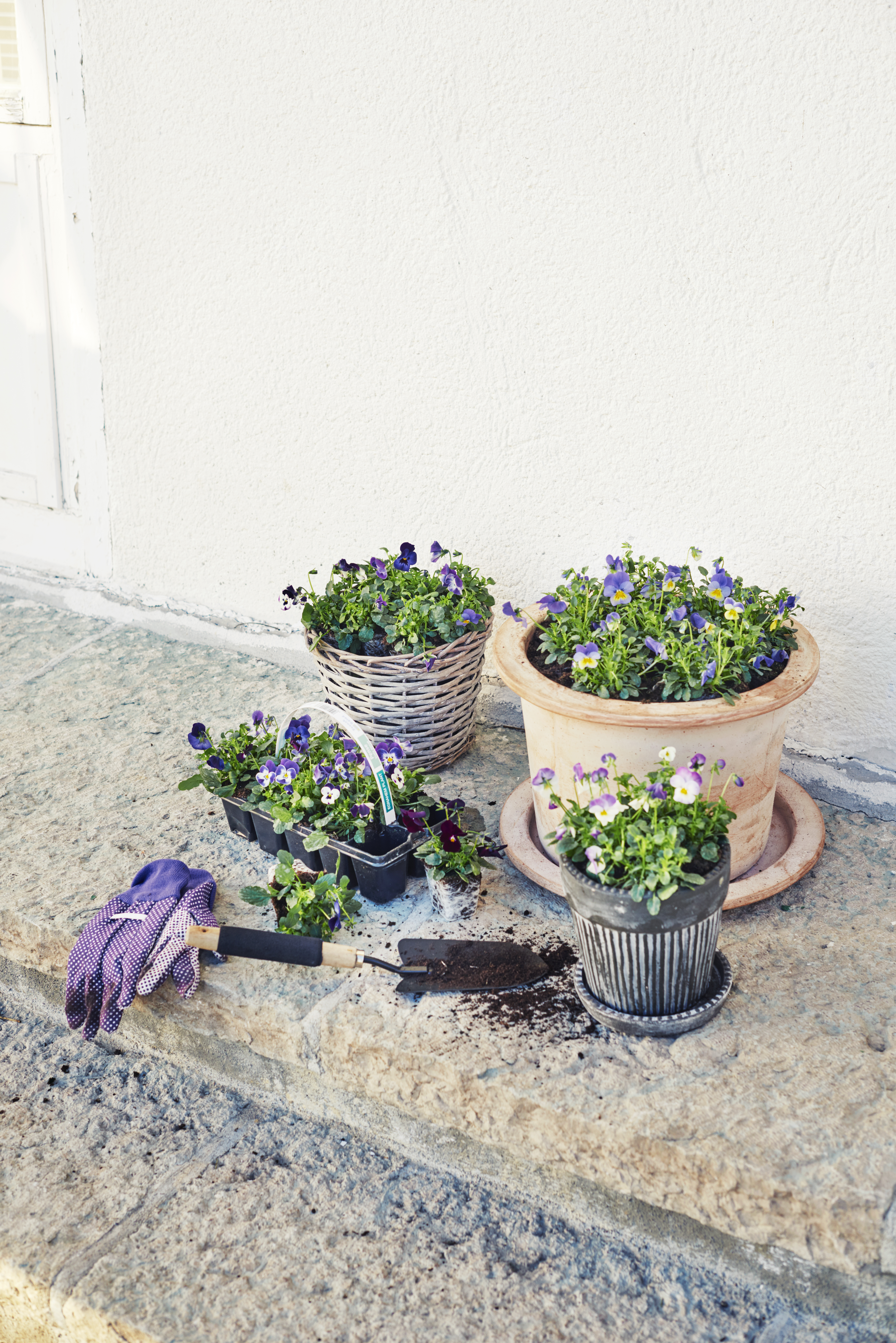 Edith basket D18 grey