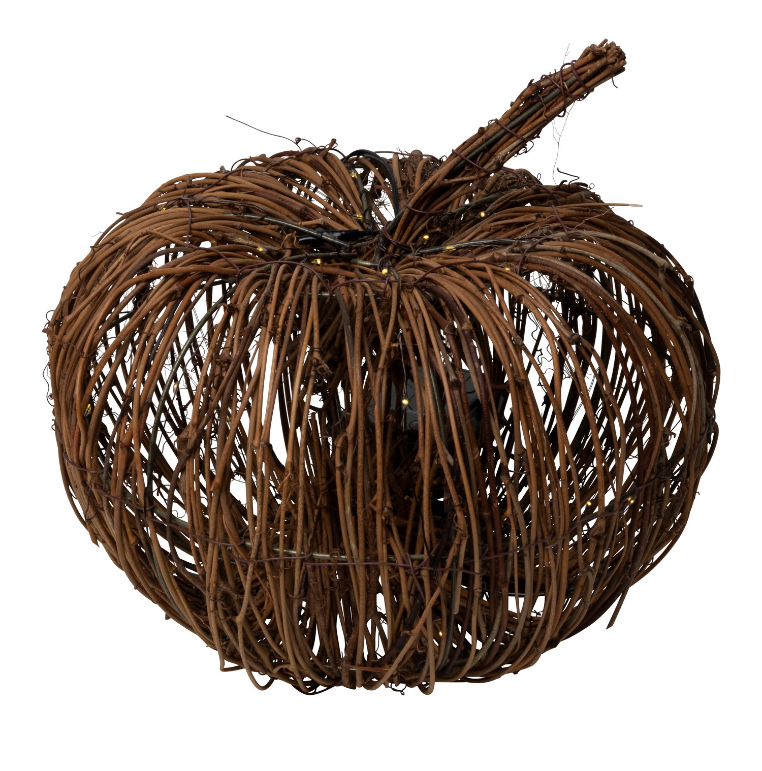 Rattan pumpkin D25 brown