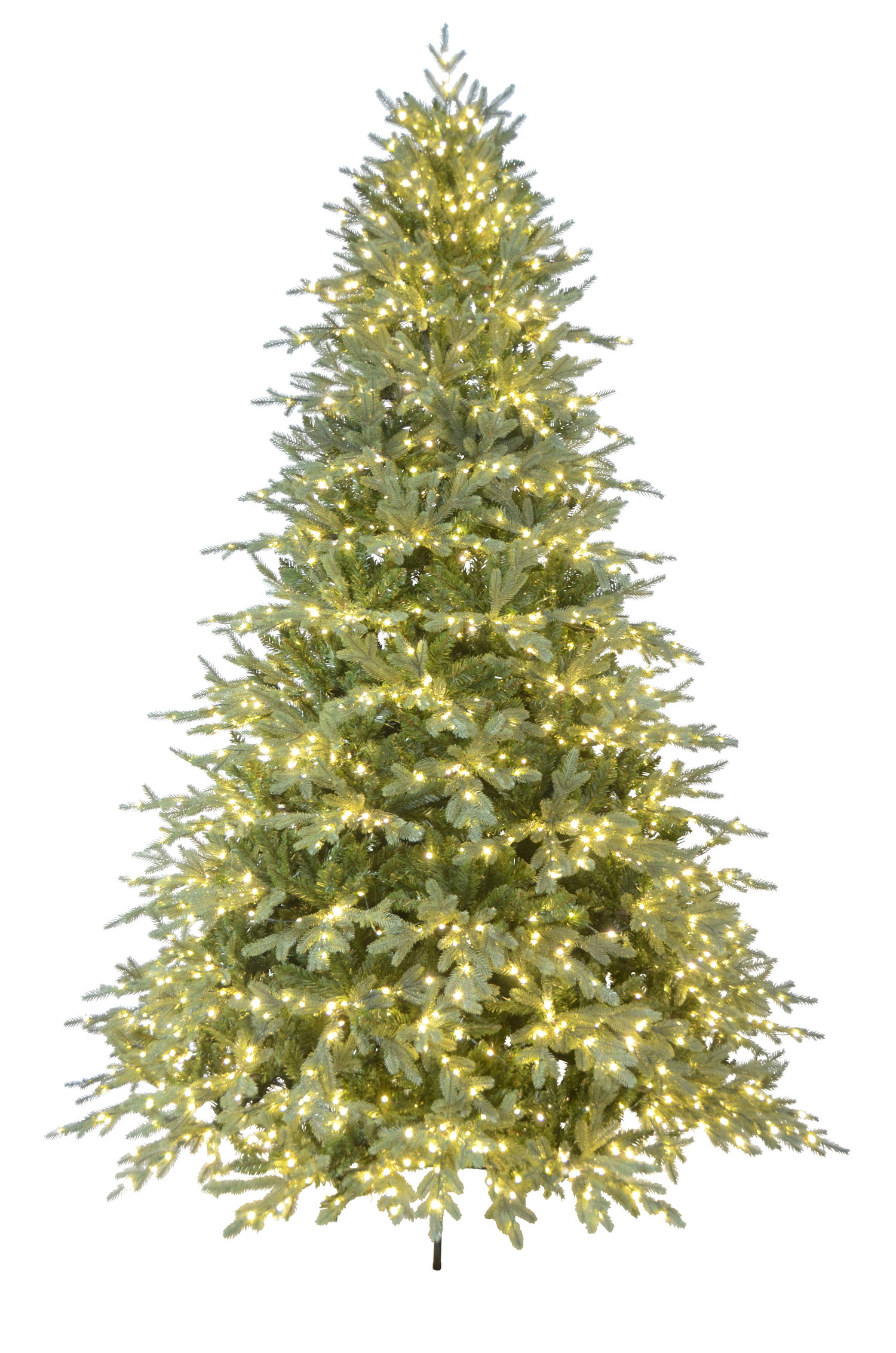 Konstgran Kongsberg med LED-belysning