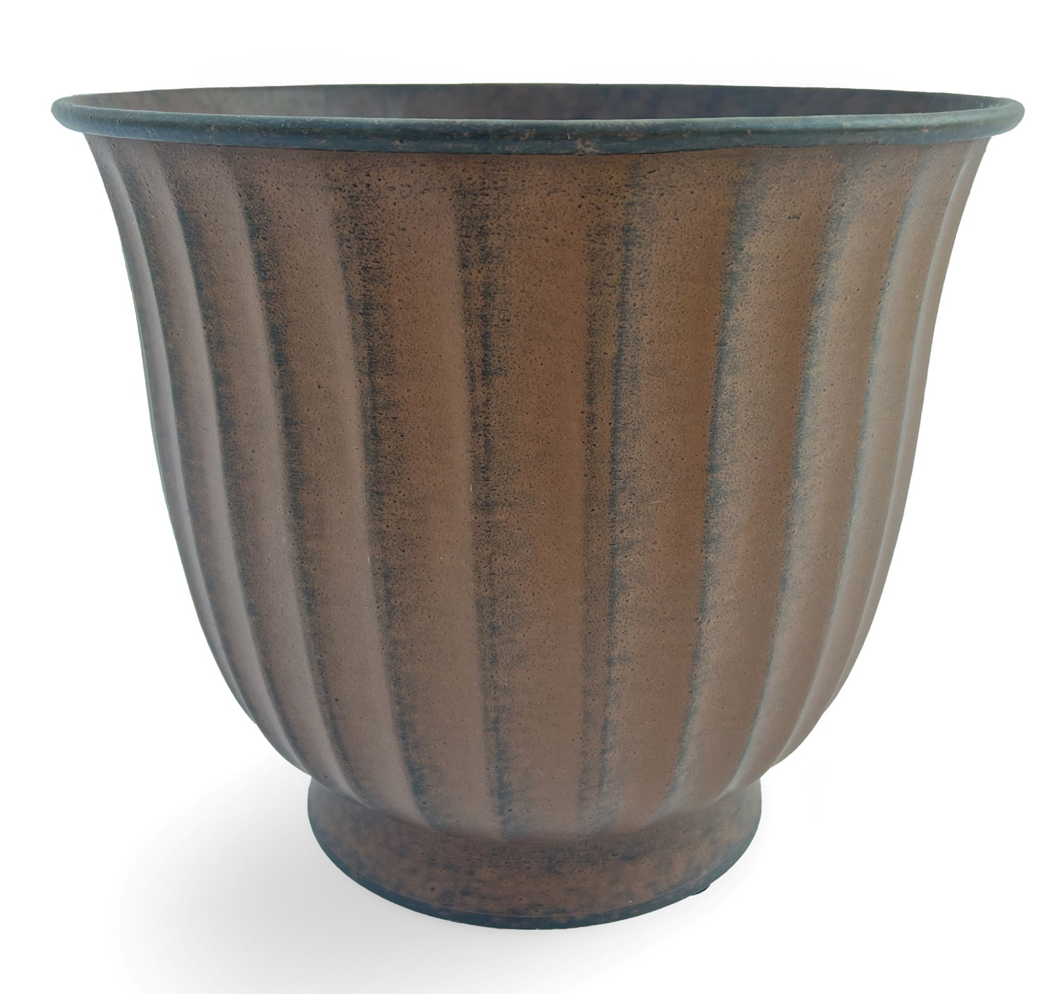 Glory rustic pot D26 brown