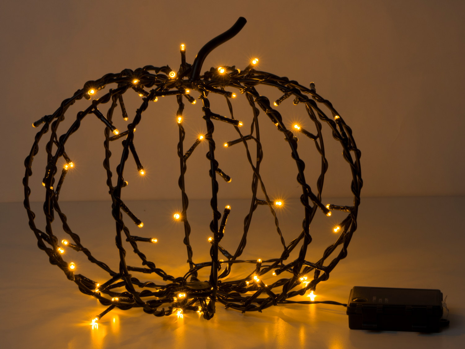 Metal Pumpkin 30cm w/ 80LED