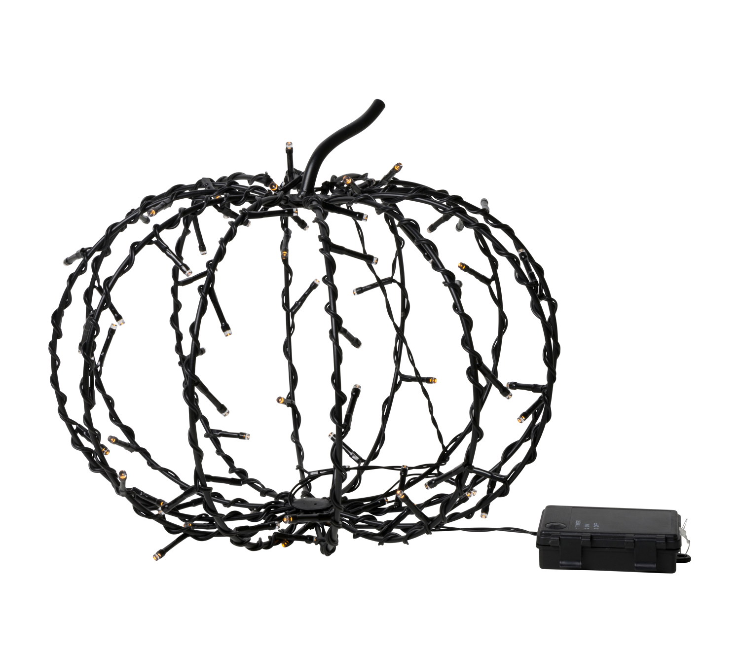 Metal Pumpkin 30cm w/ 80LED