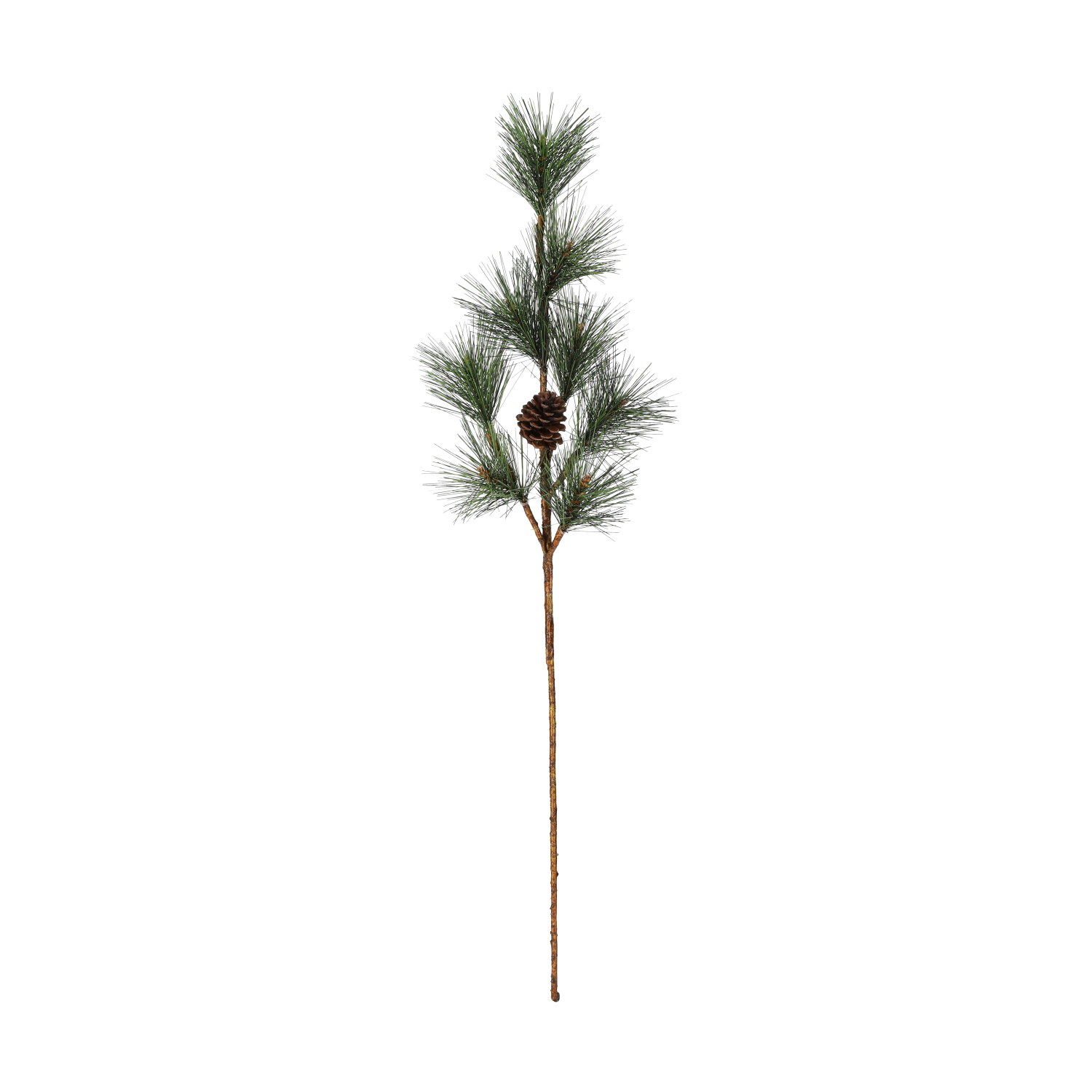 Pine branch w. cones H80 green