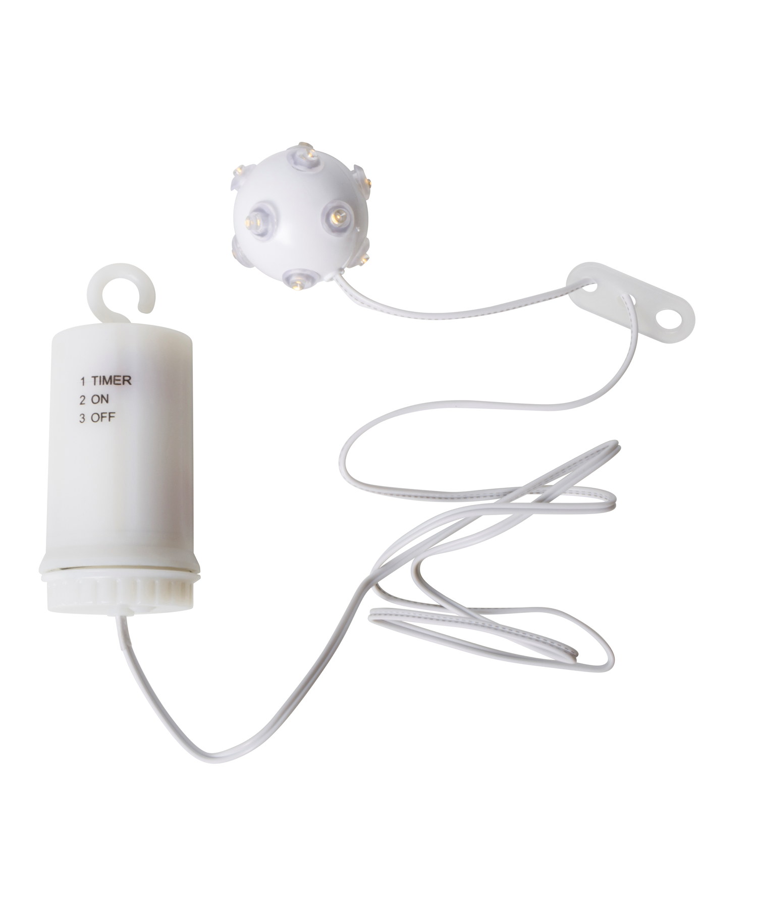 Battery operated light source for Advent star