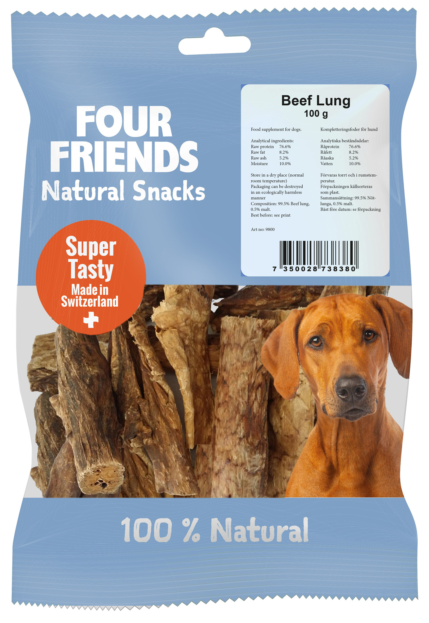 FFD Beef Lung 100g