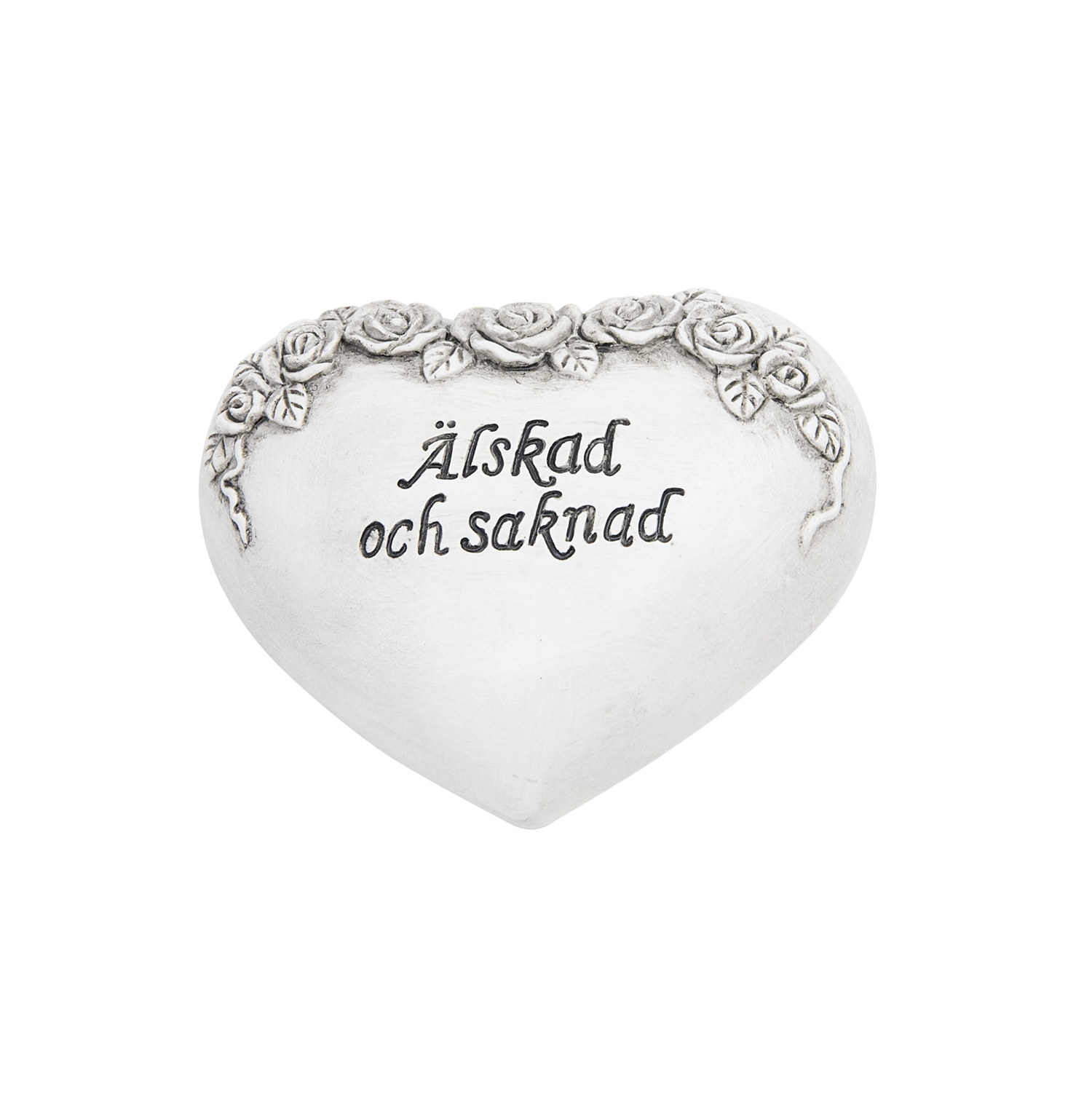 Hjärta ”Älskad och saknad”