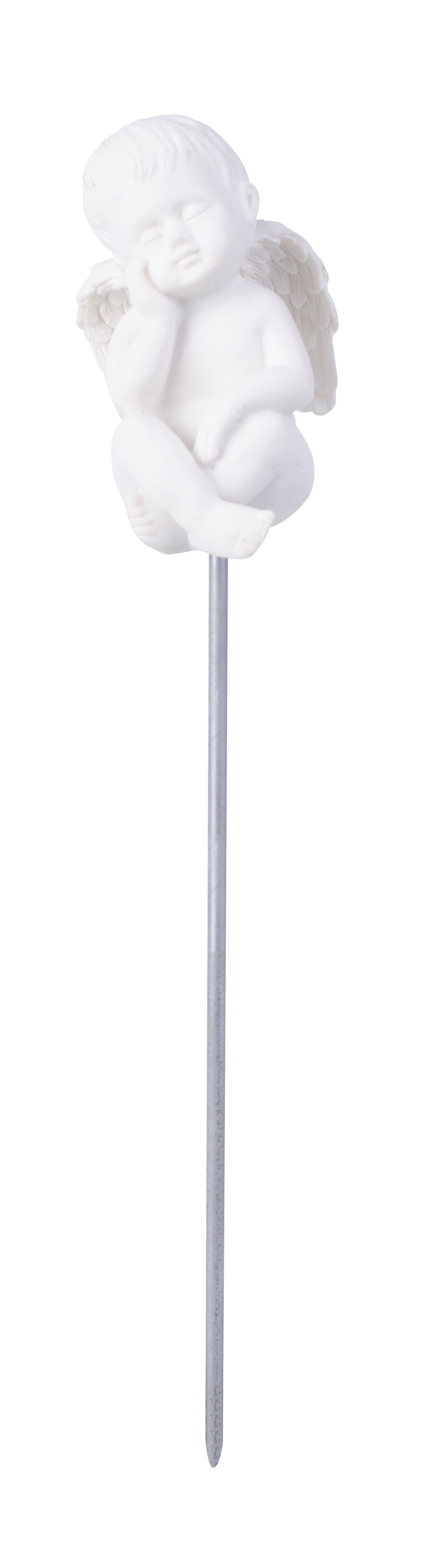 Angel with sticks 29cm White